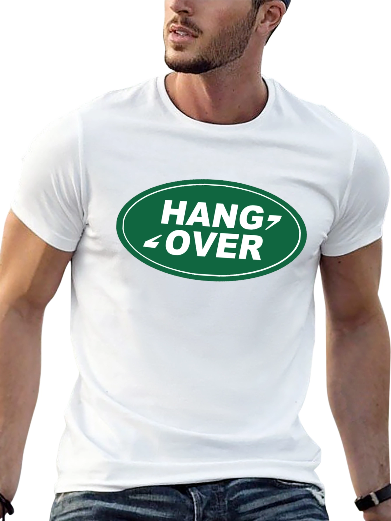 Hangover Parody Graphic Tee - Novelty Black T-Shirt