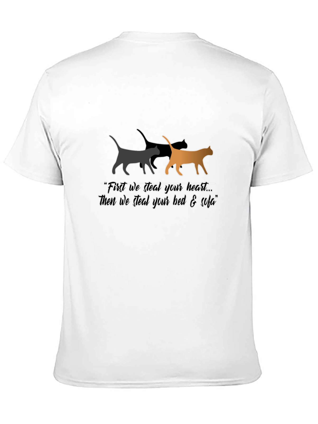 Stealing Hearts Cat Graphic Tee