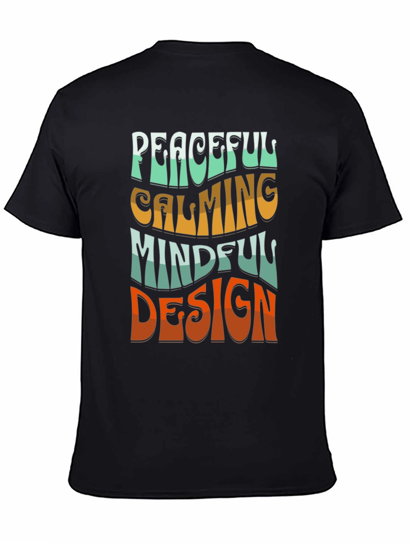 Peaceful Mindful Design Graphic Tee