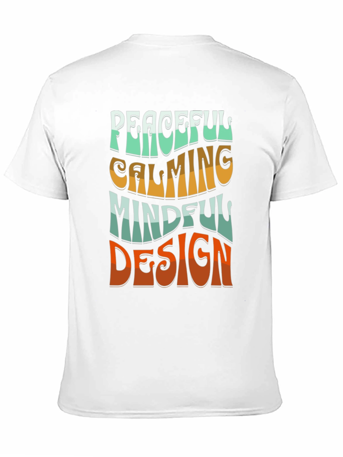 Peaceful Mindful Design Graphic Tee