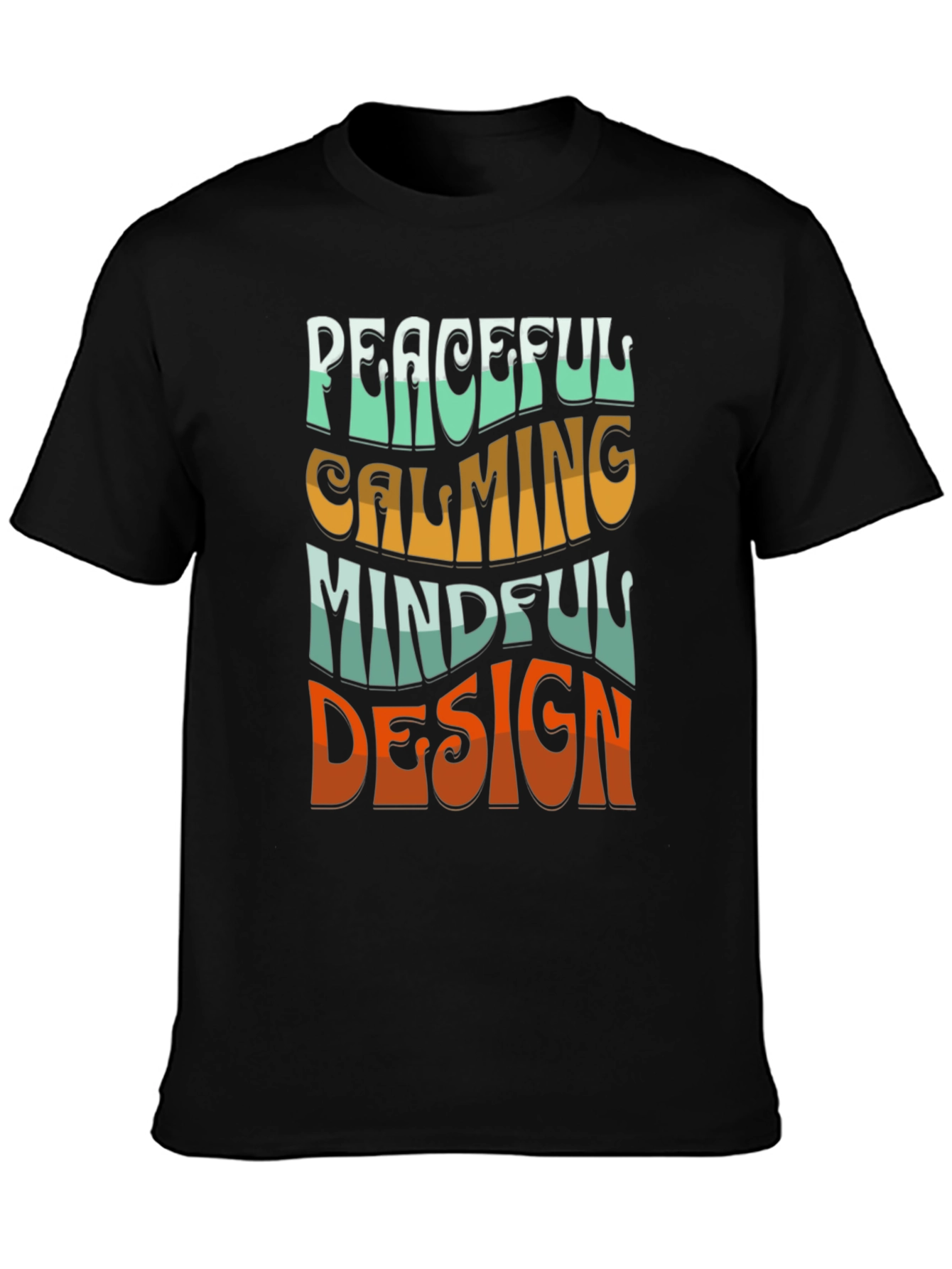 Peaceful Mindful Design Graphic Tee