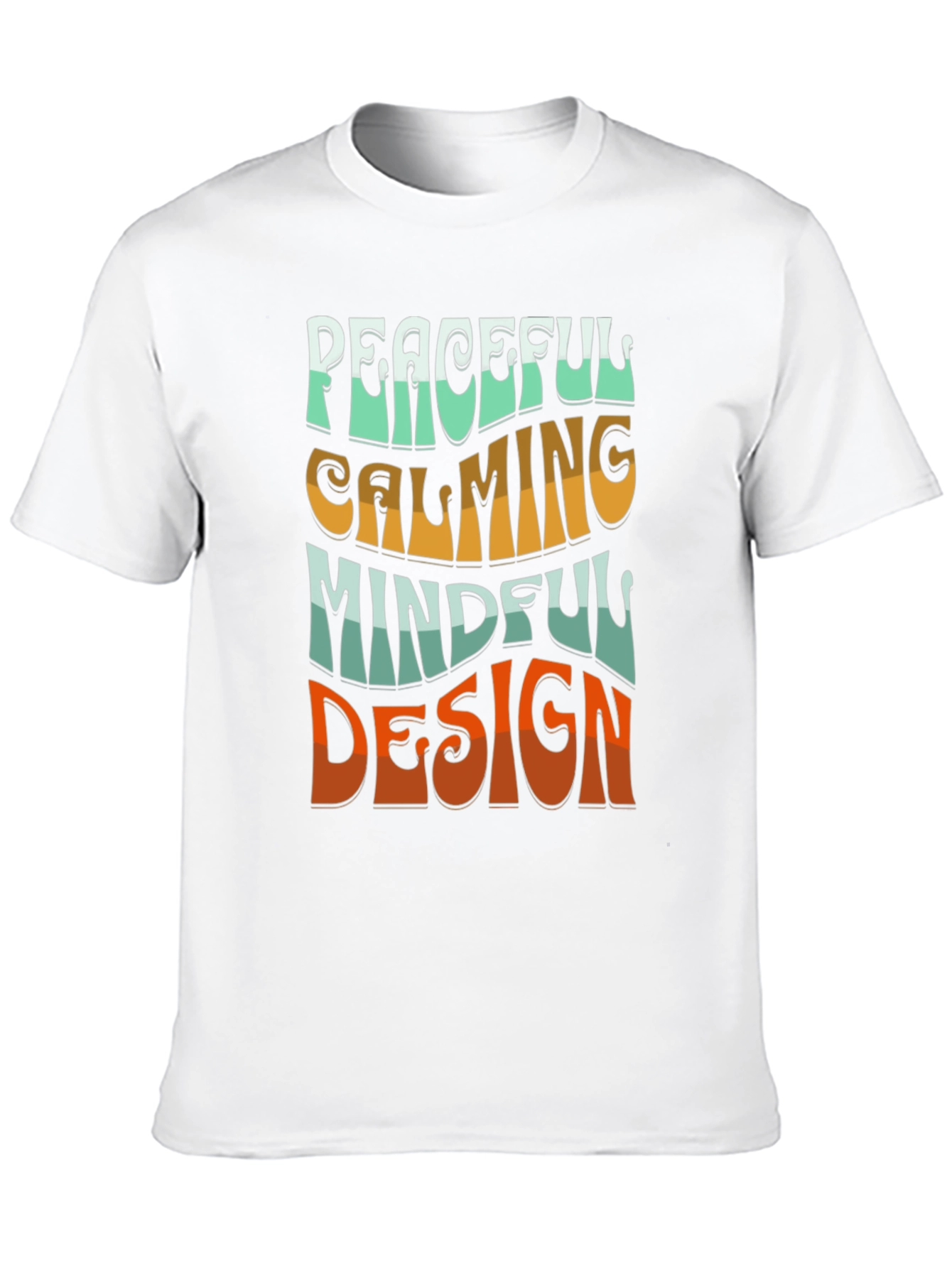 Peaceful Mindful Design Graphic Tee