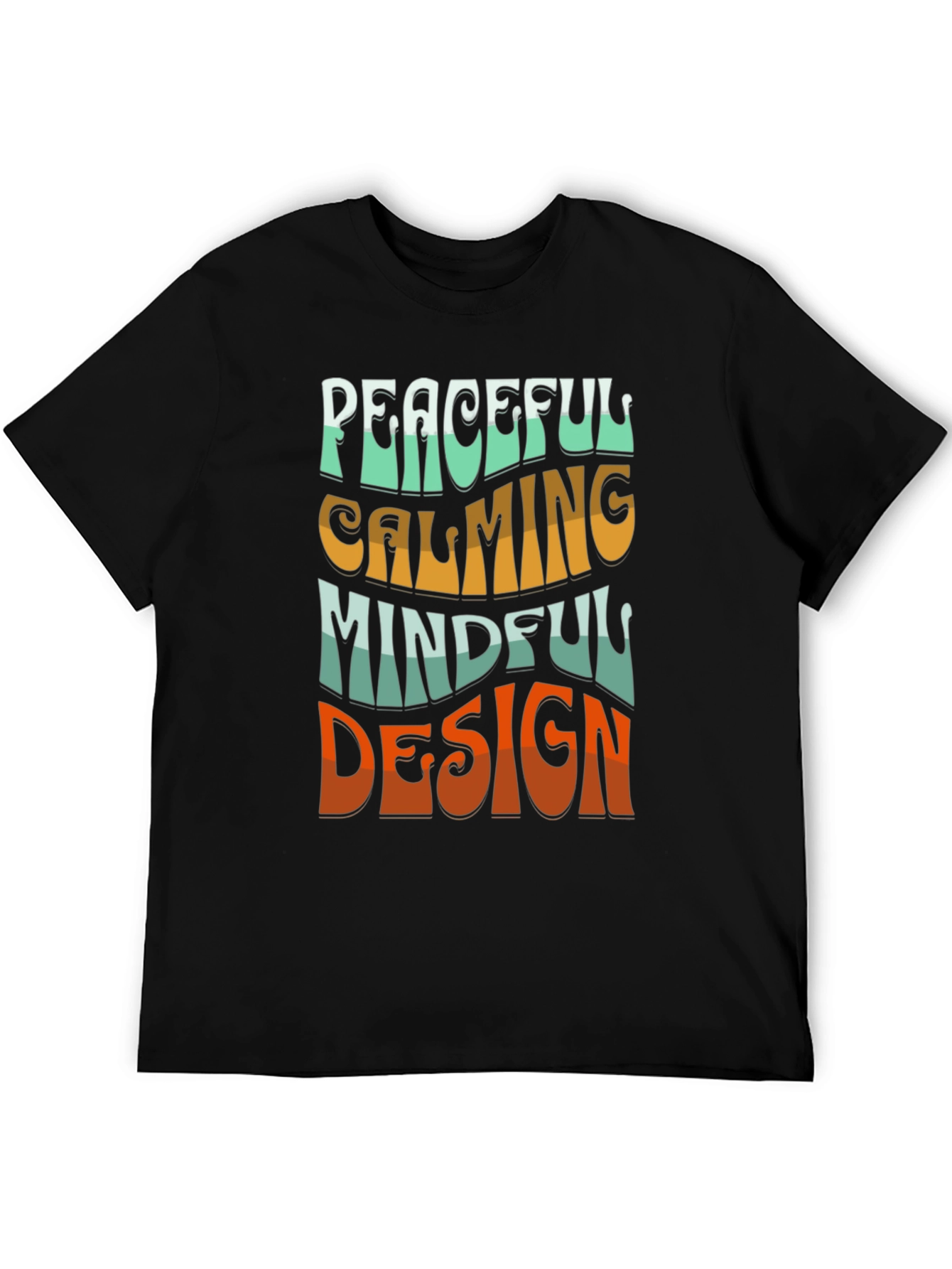 Peaceful Mindful Design Graphic Tee