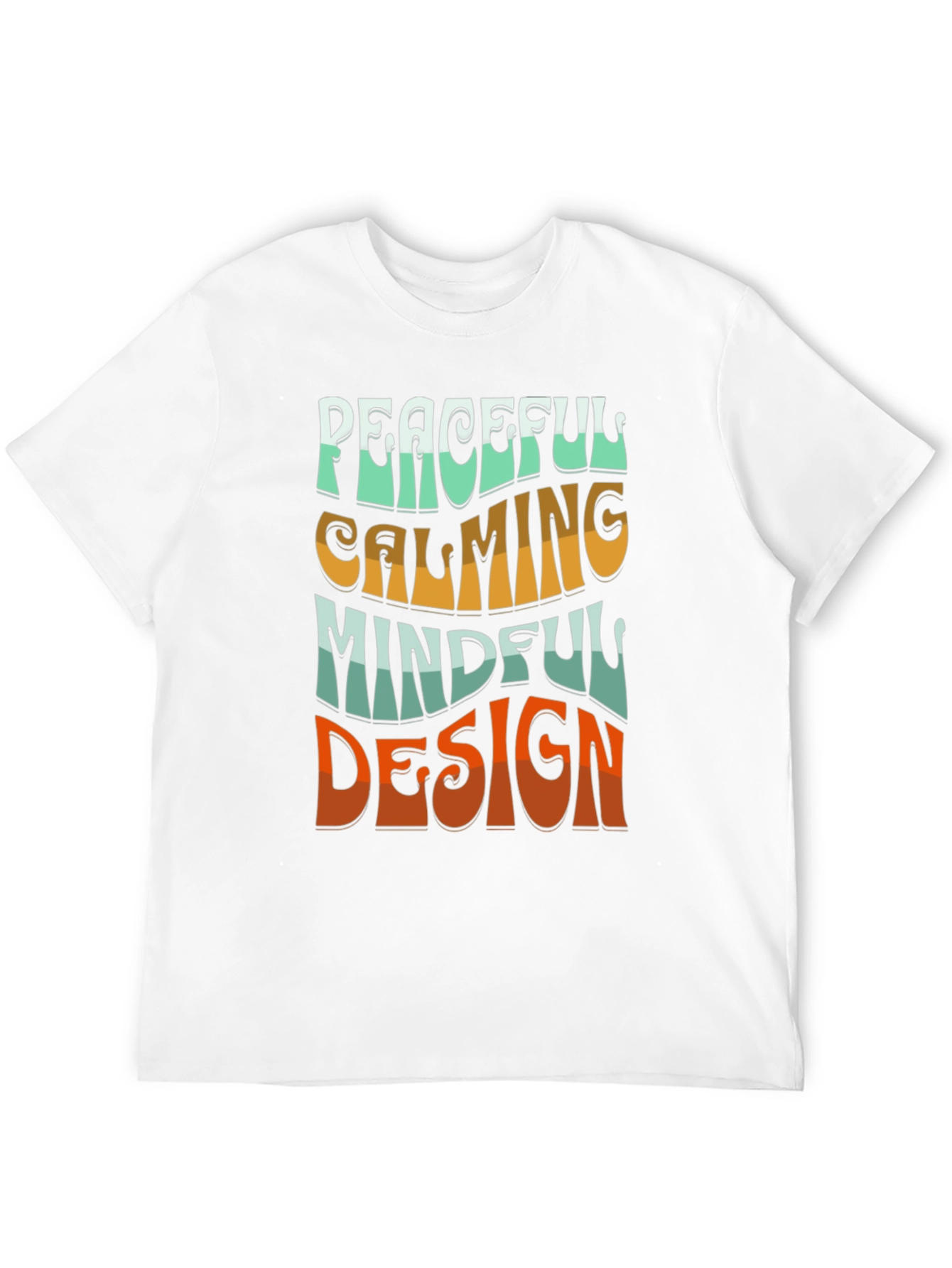 Peaceful Mindful Design Graphic Tee