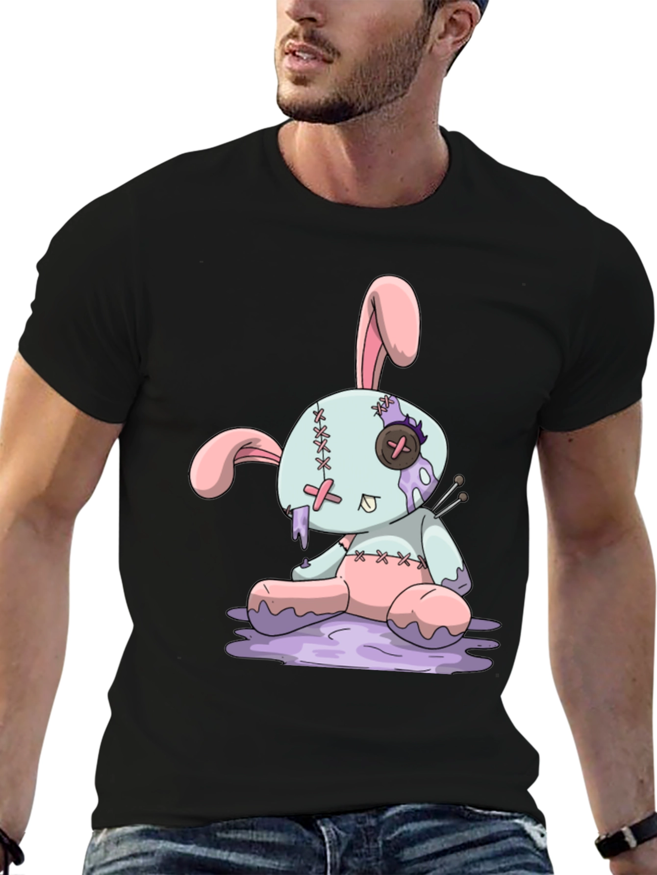 Zombie Bunny T-Shirt - Unique Graphic Tee