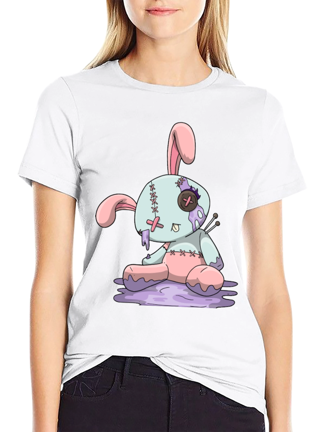 Zombie Bunny T-Shirt - Unique Graphic Tee