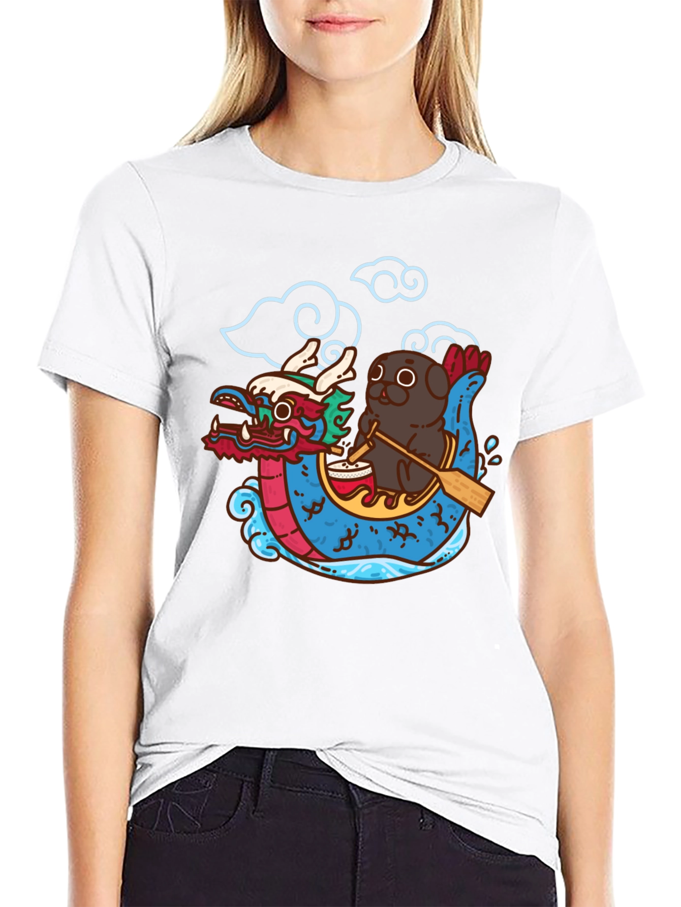 Dragon Boat Festival Pug T-Shirt