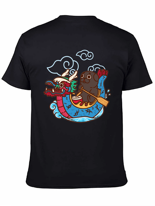 Dragon Boat Festival Pug T-Shirt