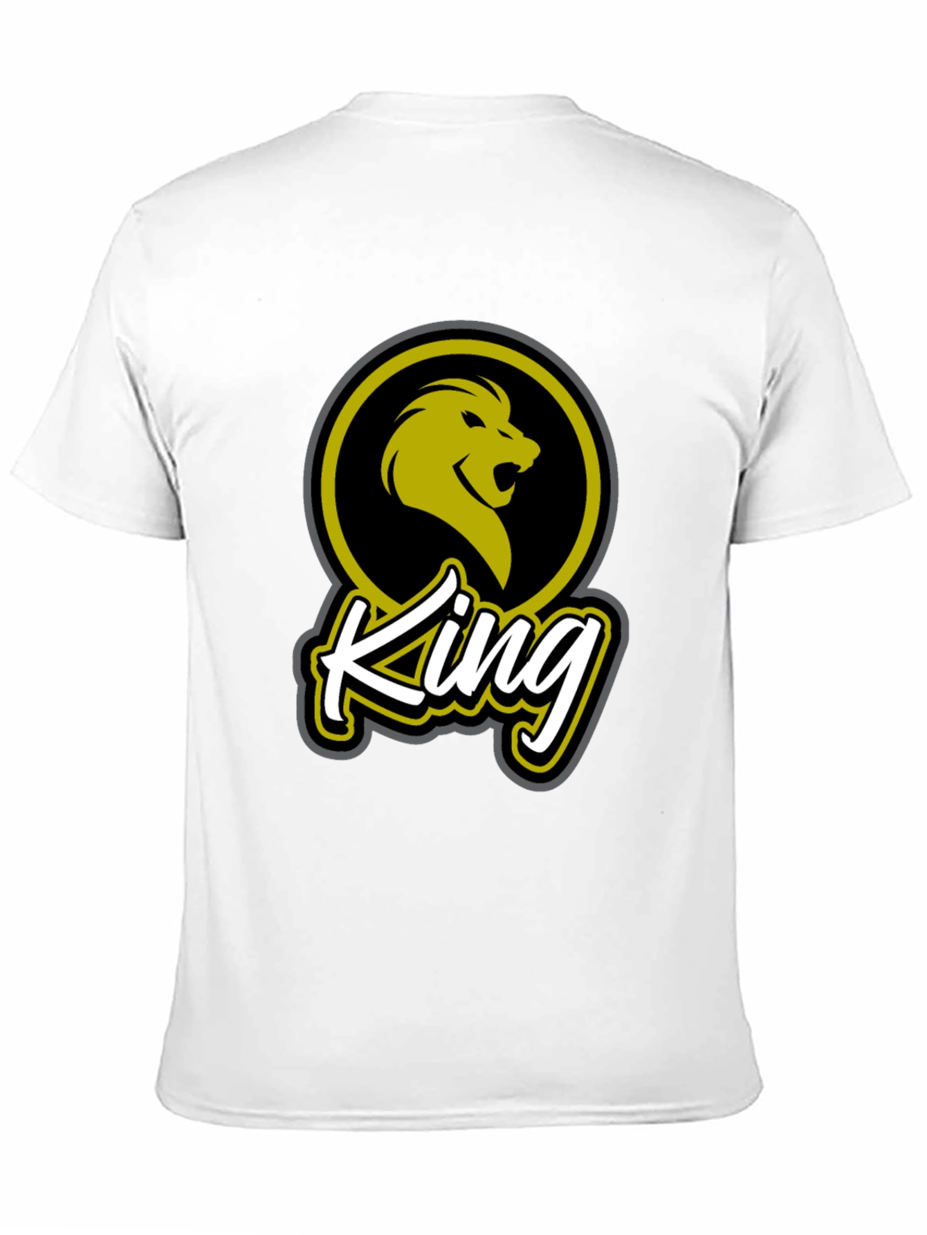 King Lion Graphic Tee - Stylish Black T-Shirt