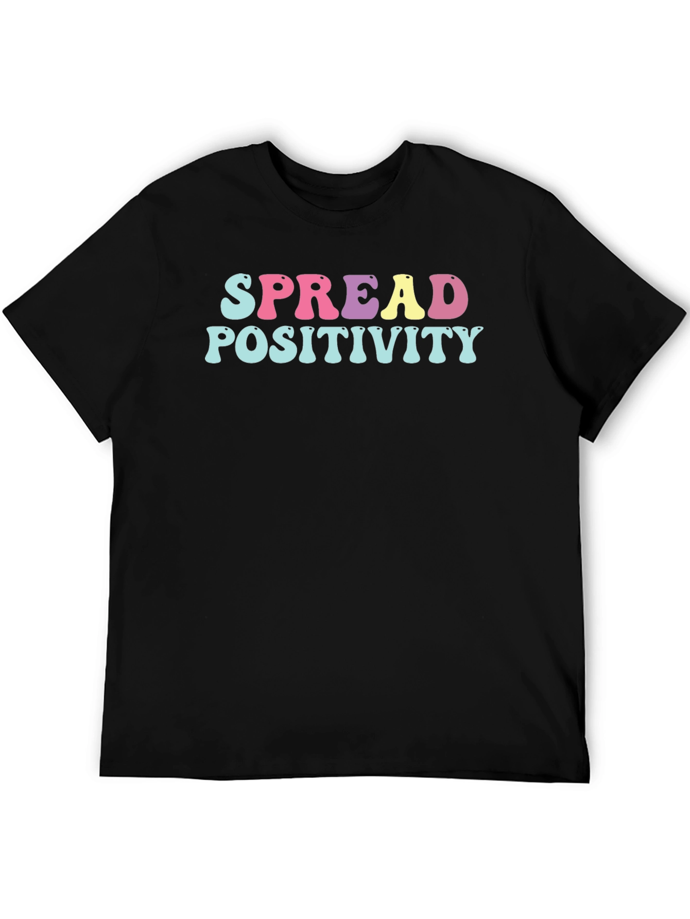 Spread Positivity Graphic Tee - Black
