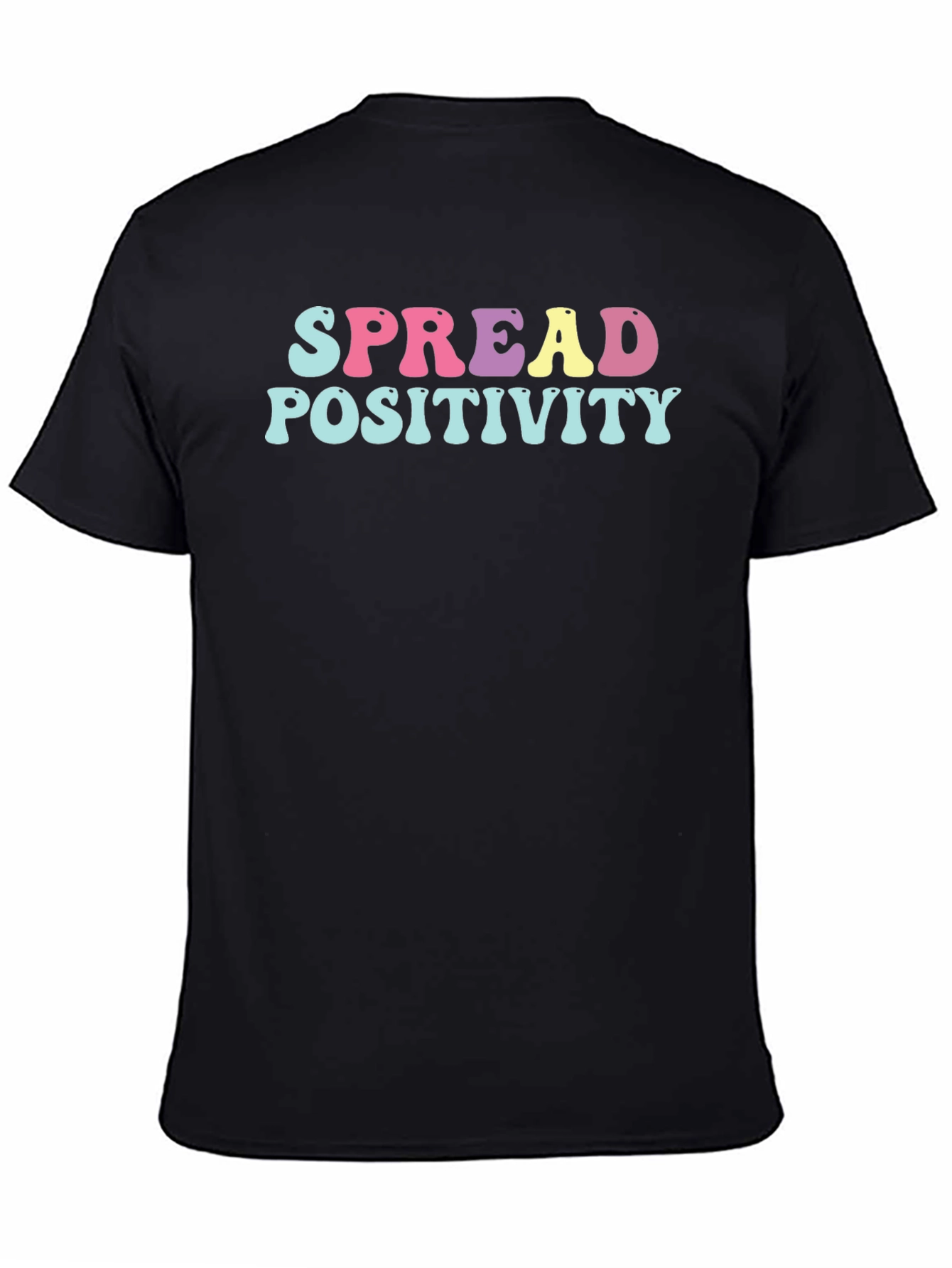 Spread Positivity Graphic Tee - Black