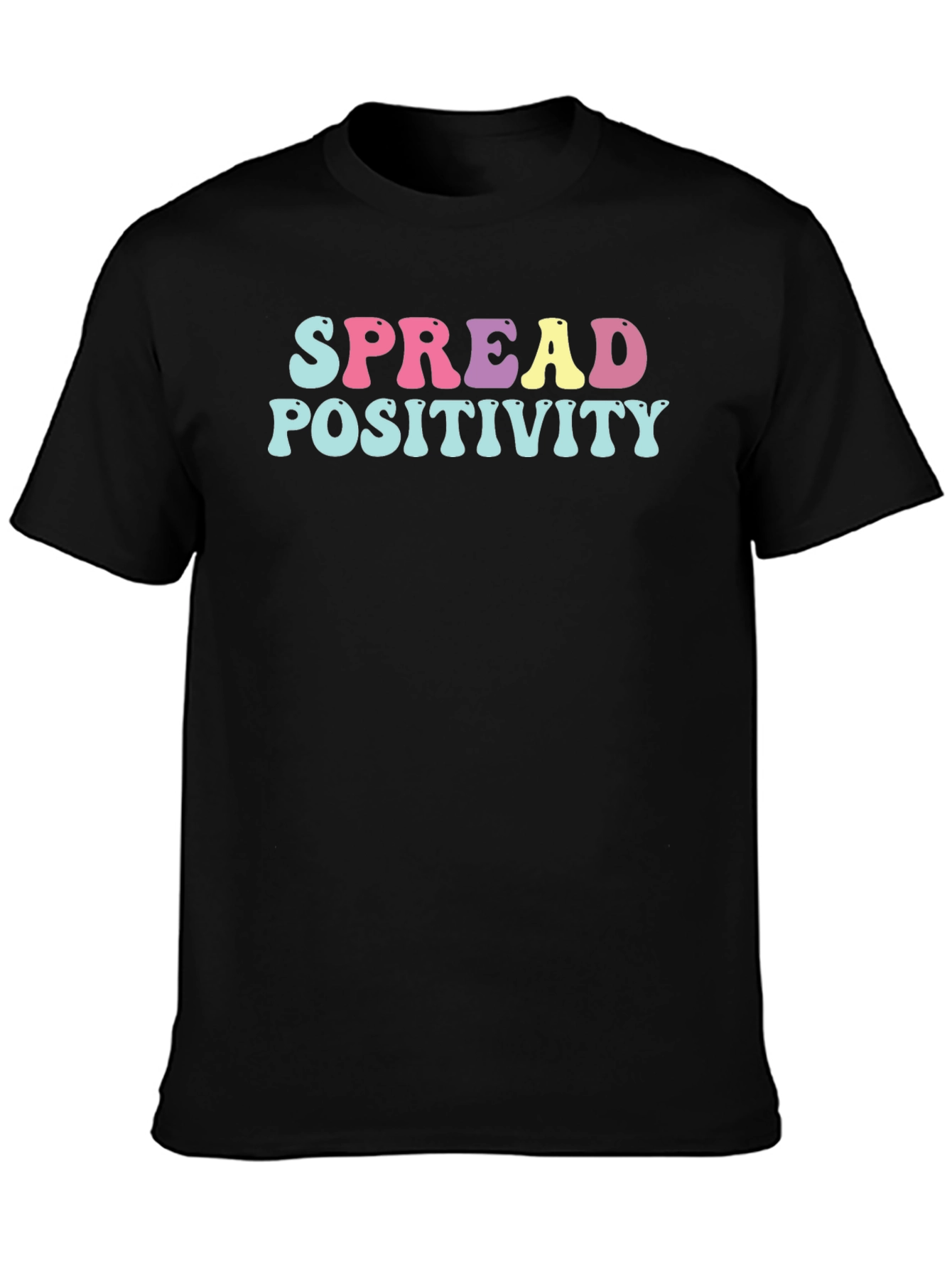 Spread Positivity Graphic Tee - Black