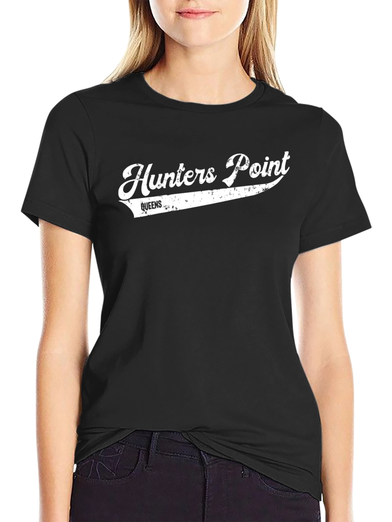 Hunters Point Queens Black T-Shirt