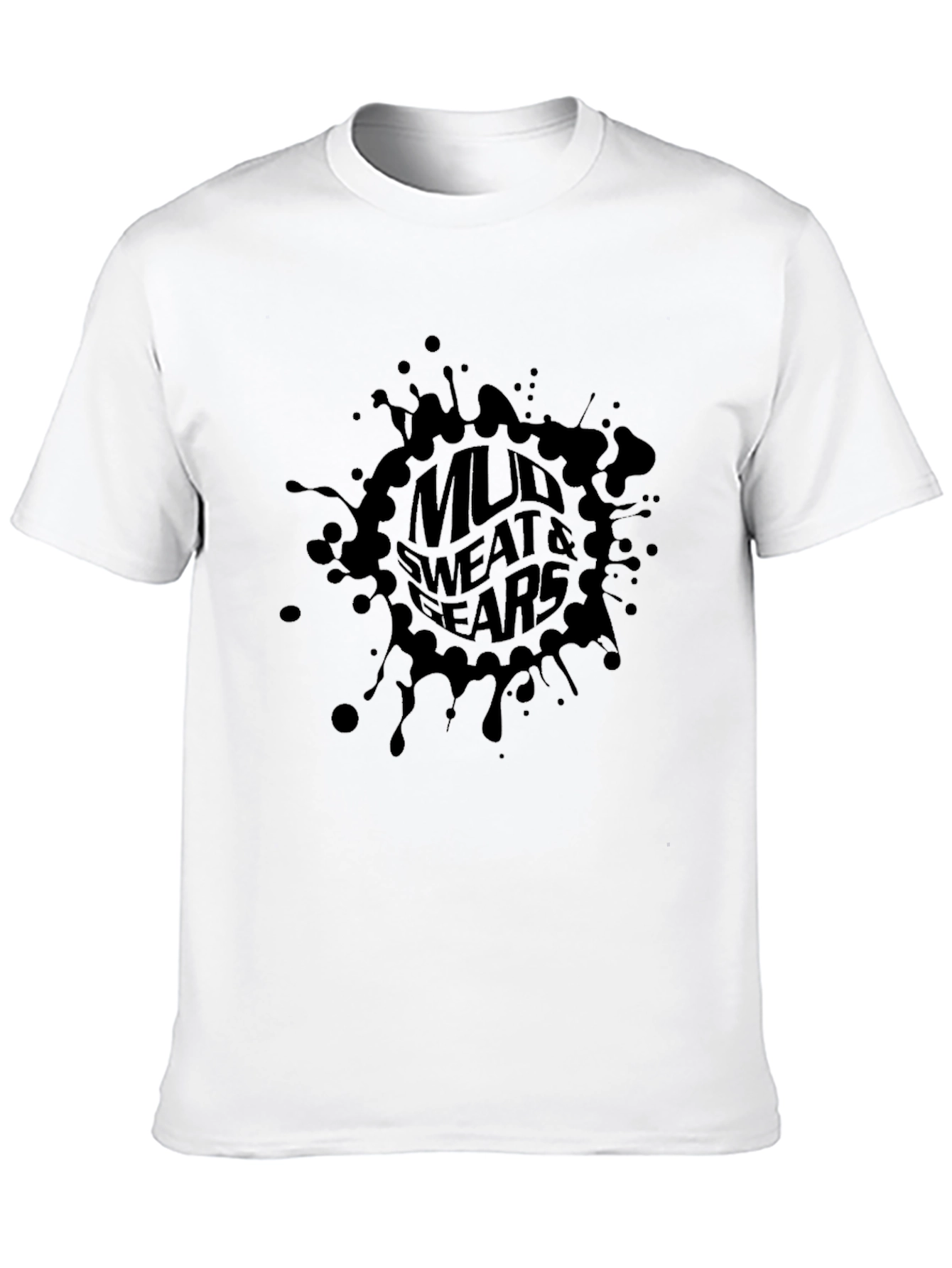Mud Sweat & Fears Black Graphic T-Shirt