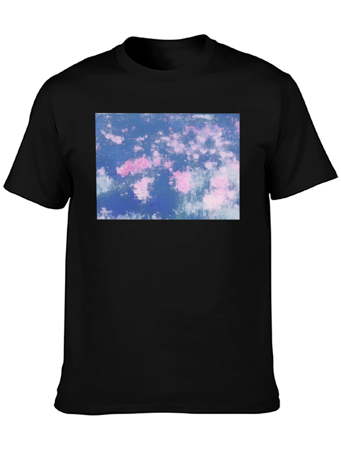 Floral Dream Black T-Shirt