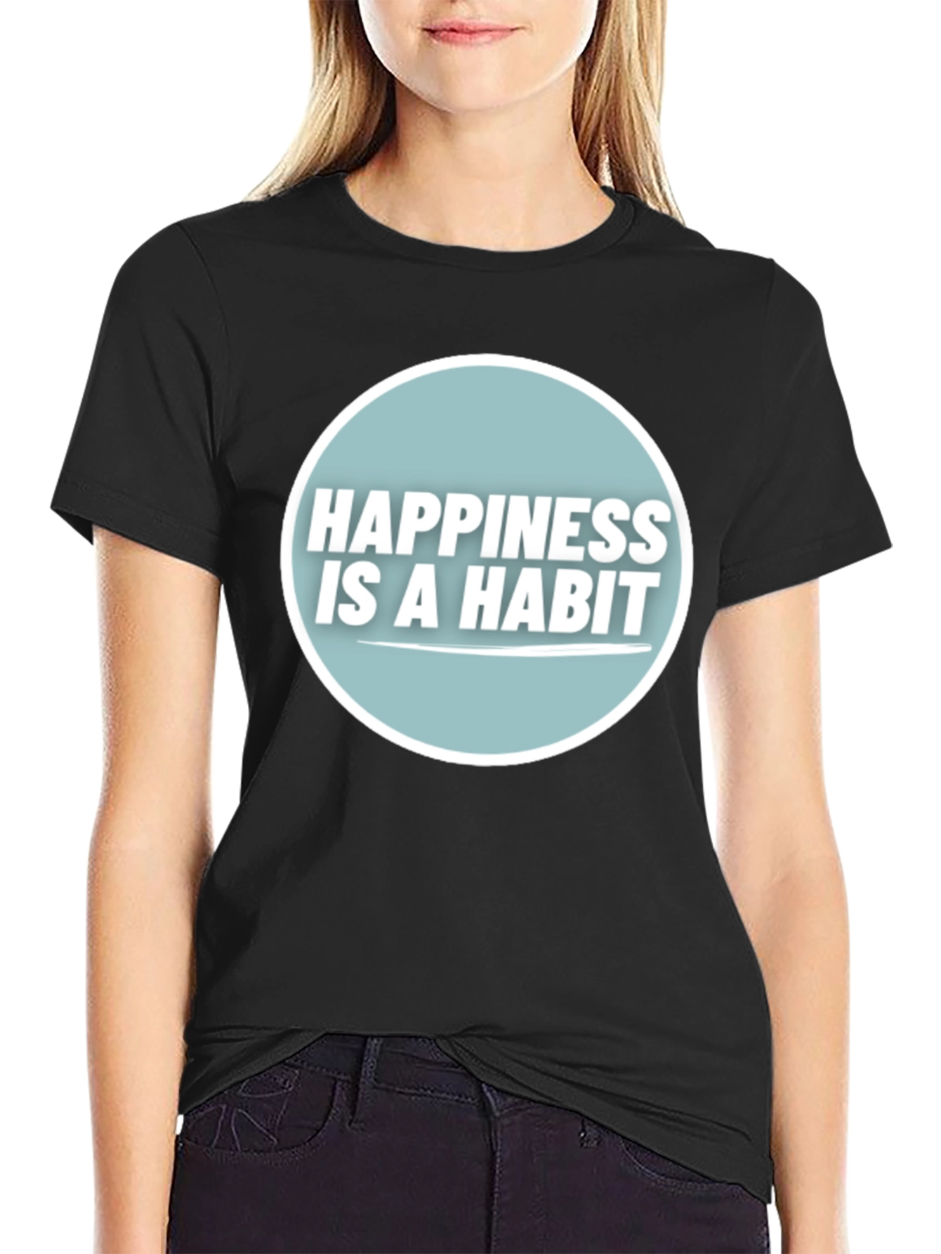 Happiness is a Habit Graphic Tee