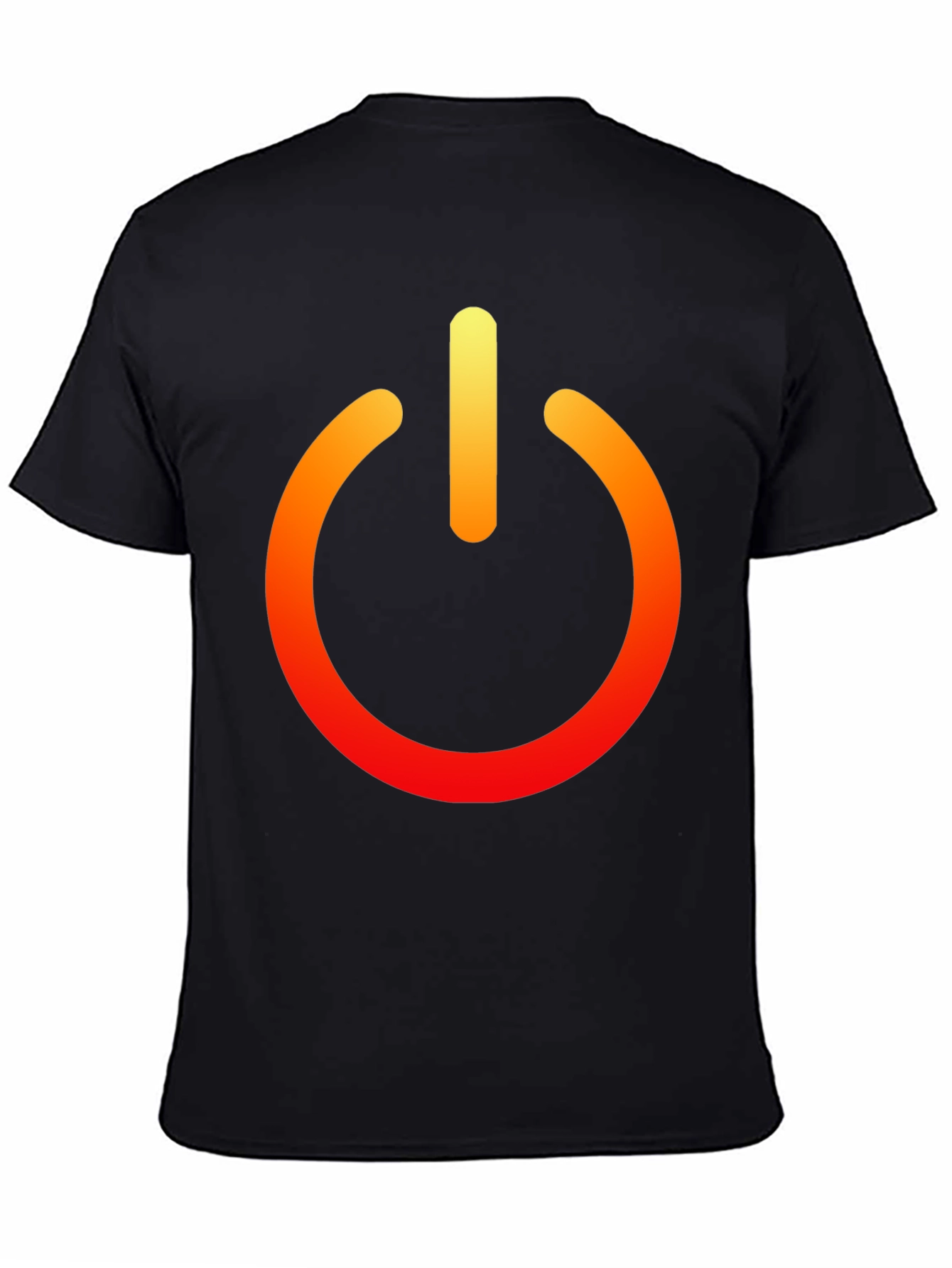 Power On Black Tee - Bold Graphic T-Shirt