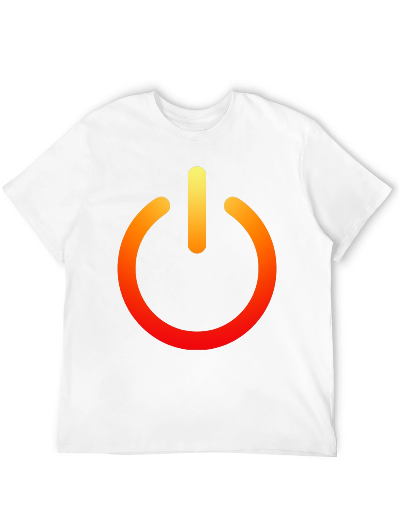 Power On Black Tee - Bold Graphic T-Shirt