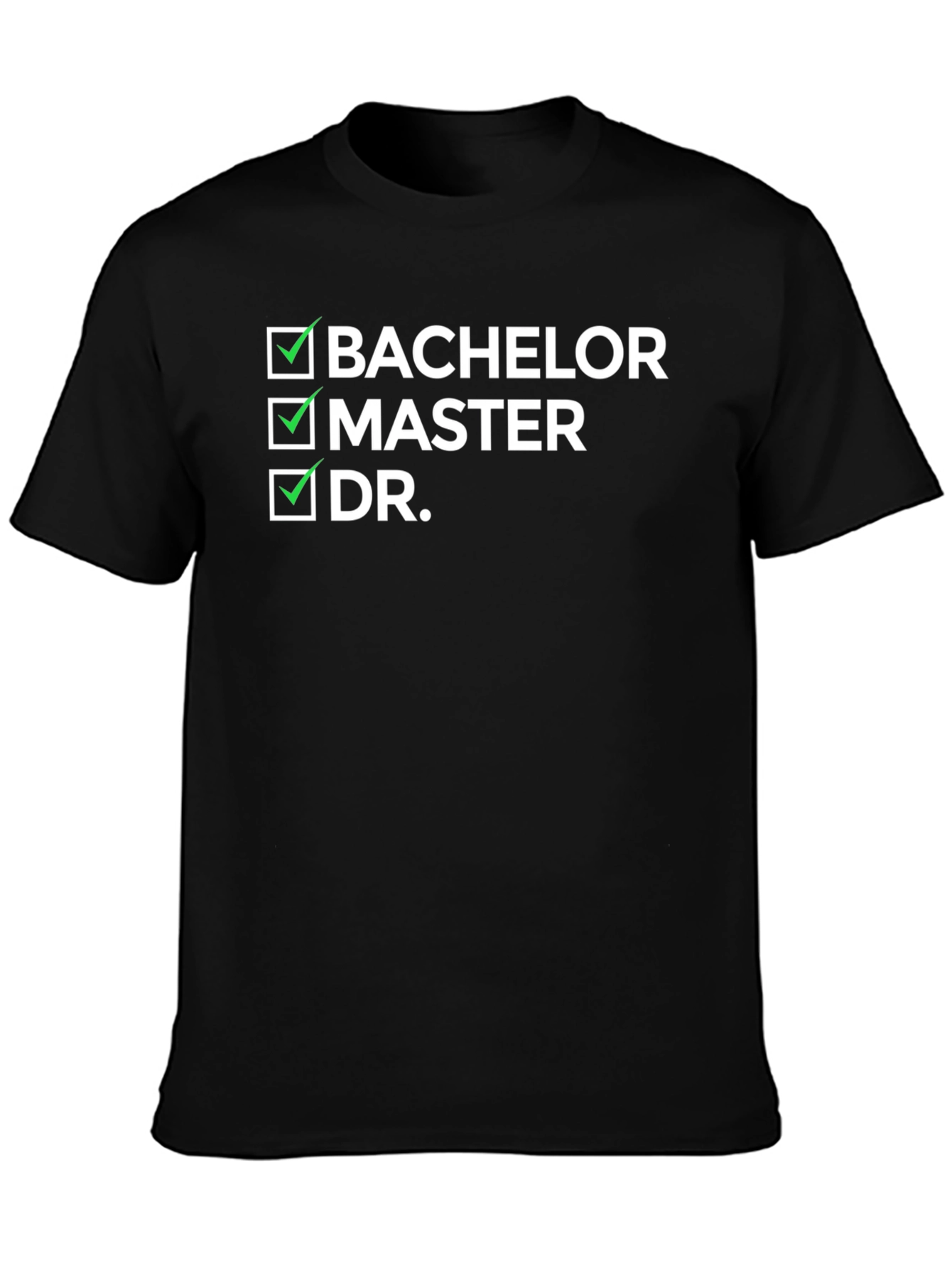 Graduated Checklist Graphic Tee