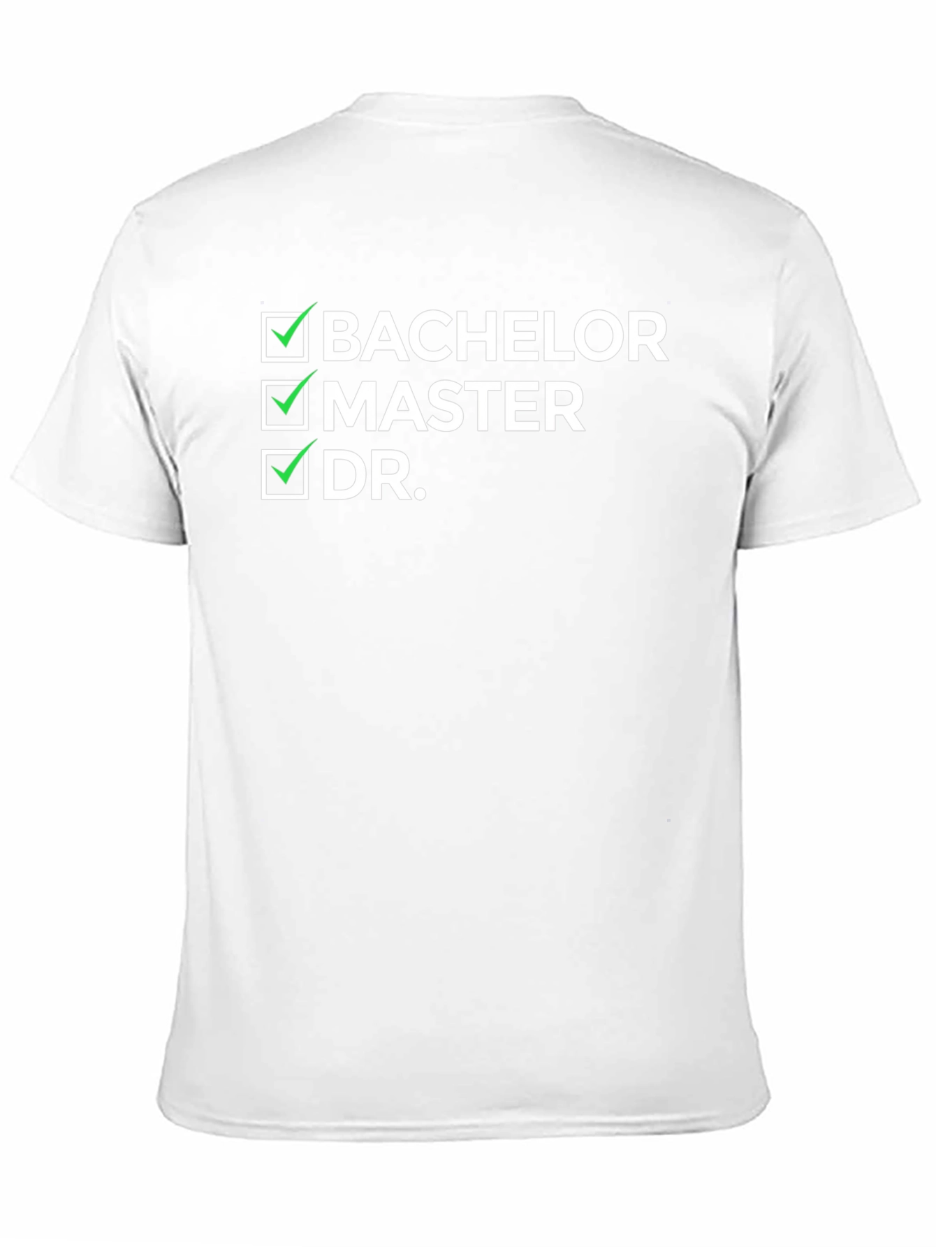 Graduated Checklist Graphic Tee