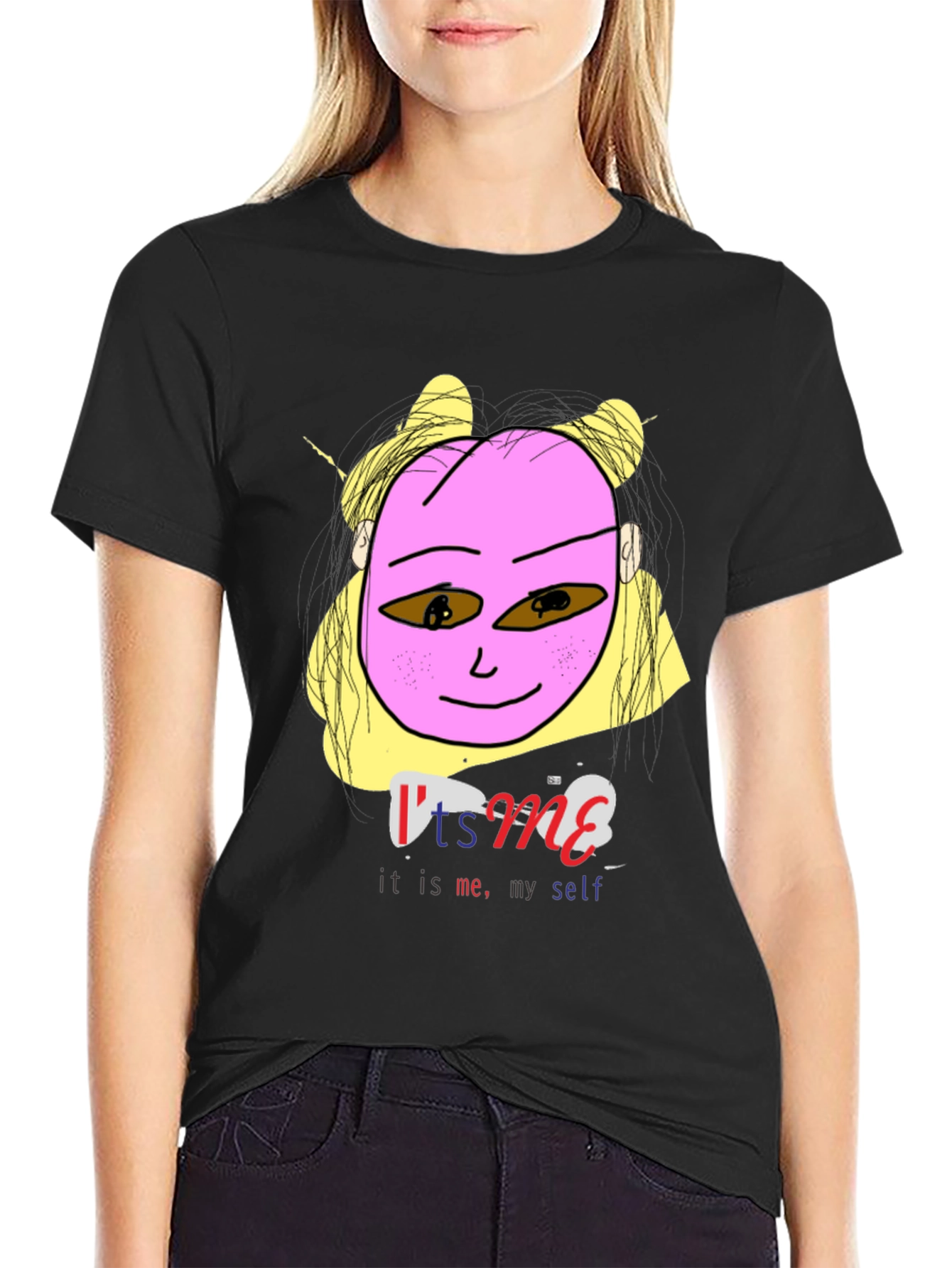 Unique Cartoon Graphic Print Mens T-Shirt