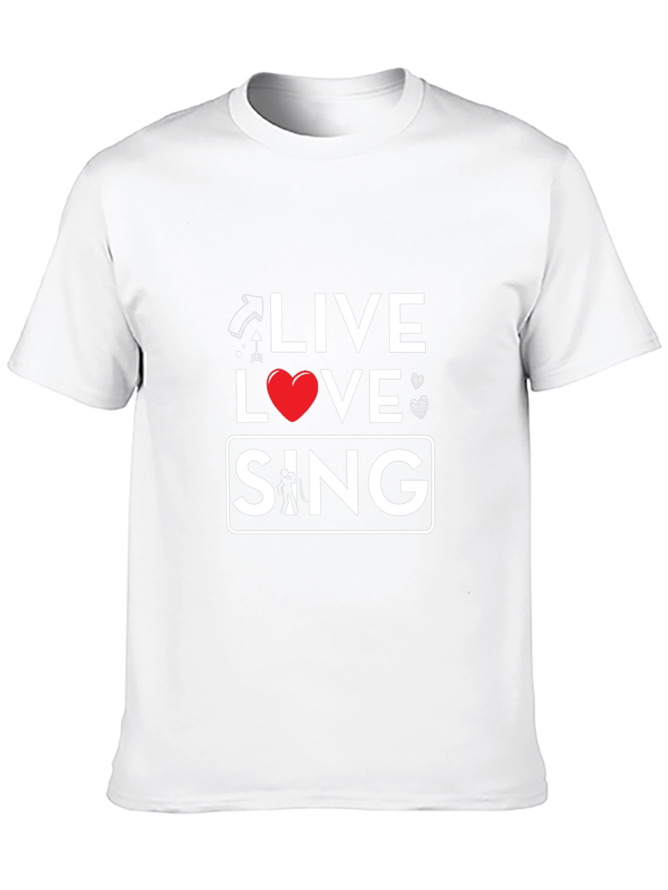 Live Love Sing Graphic T-Shirt