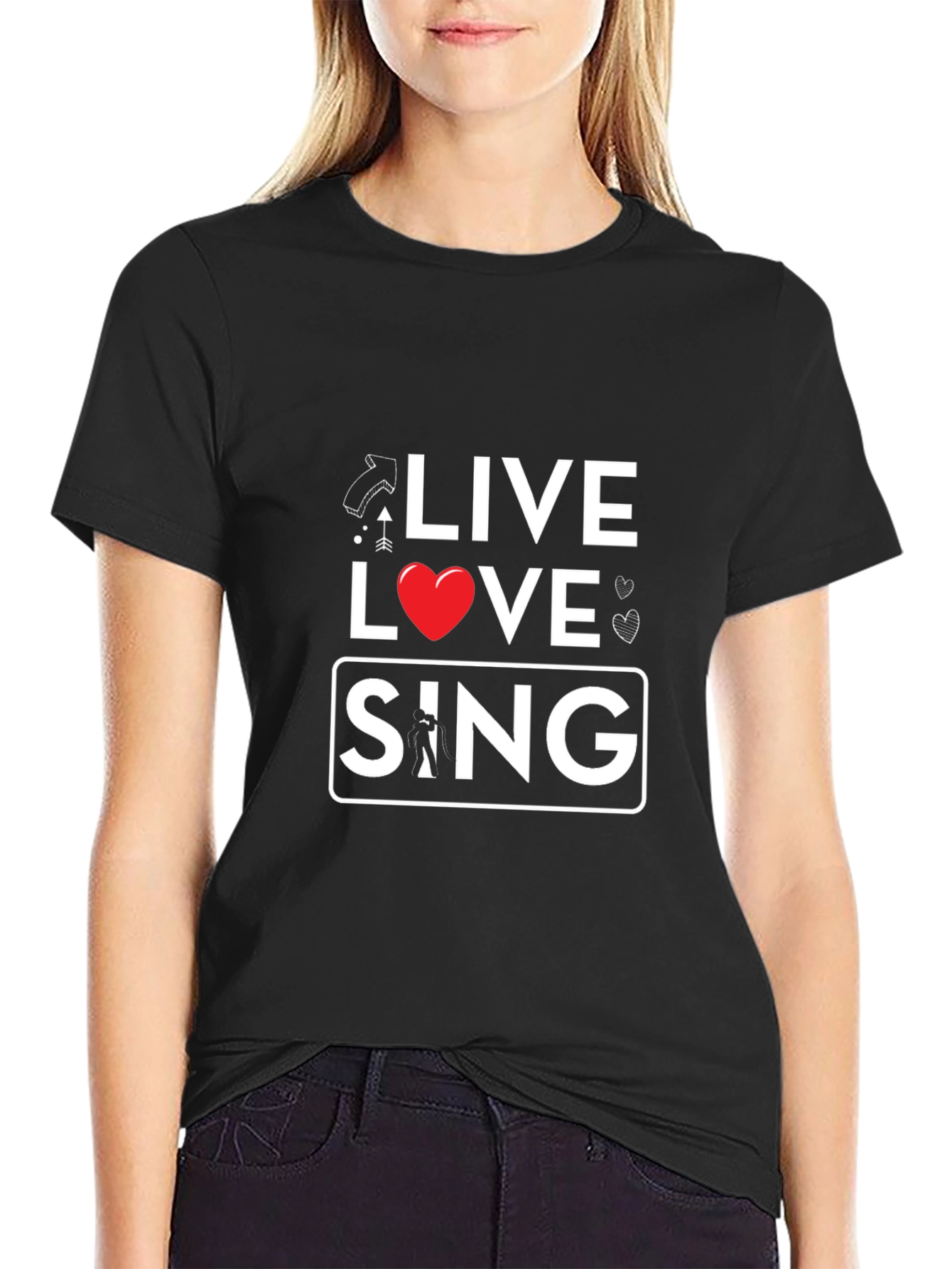 Live Love Sing Graphic T-Shirt