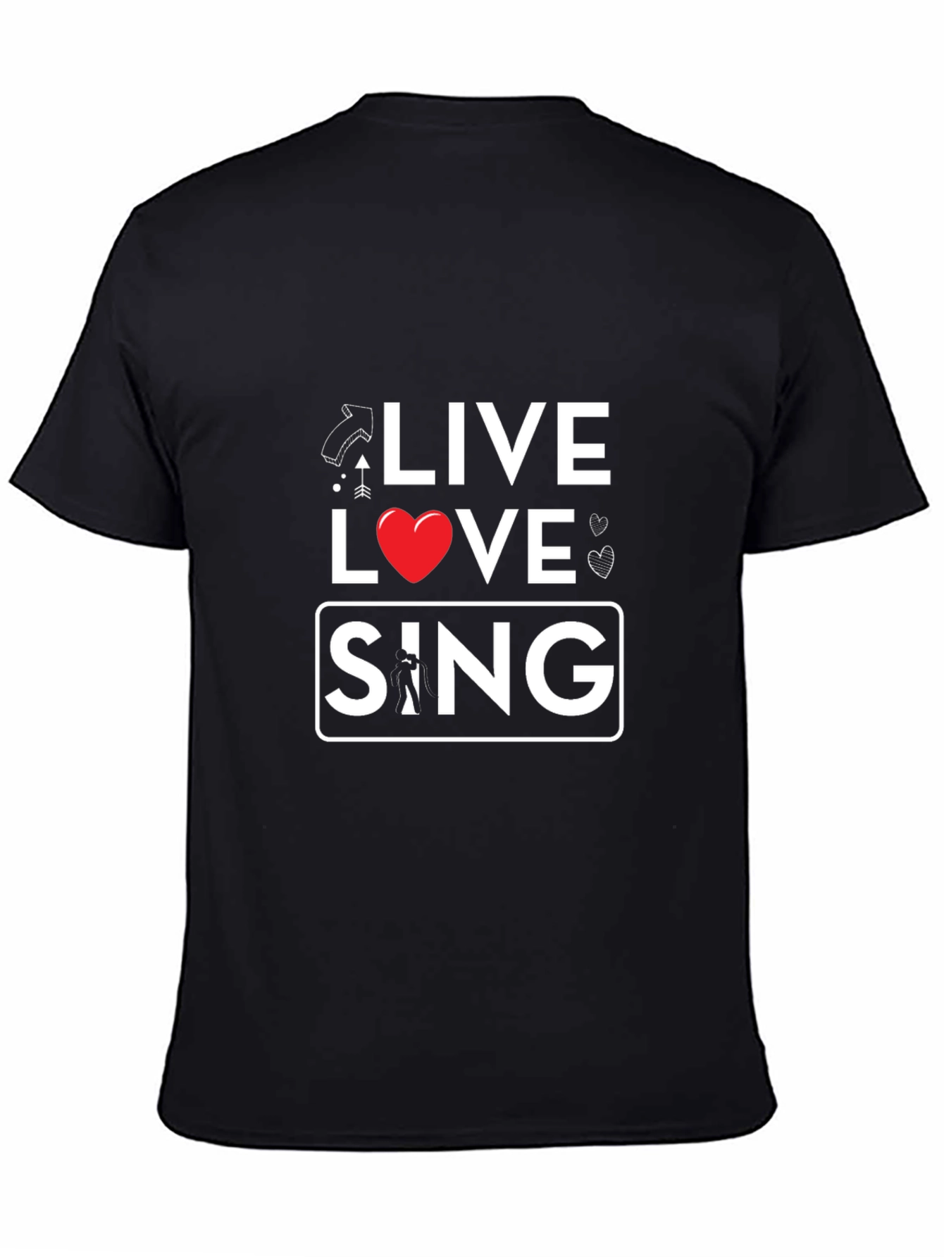 Live Love Sing Graphic T-Shirt