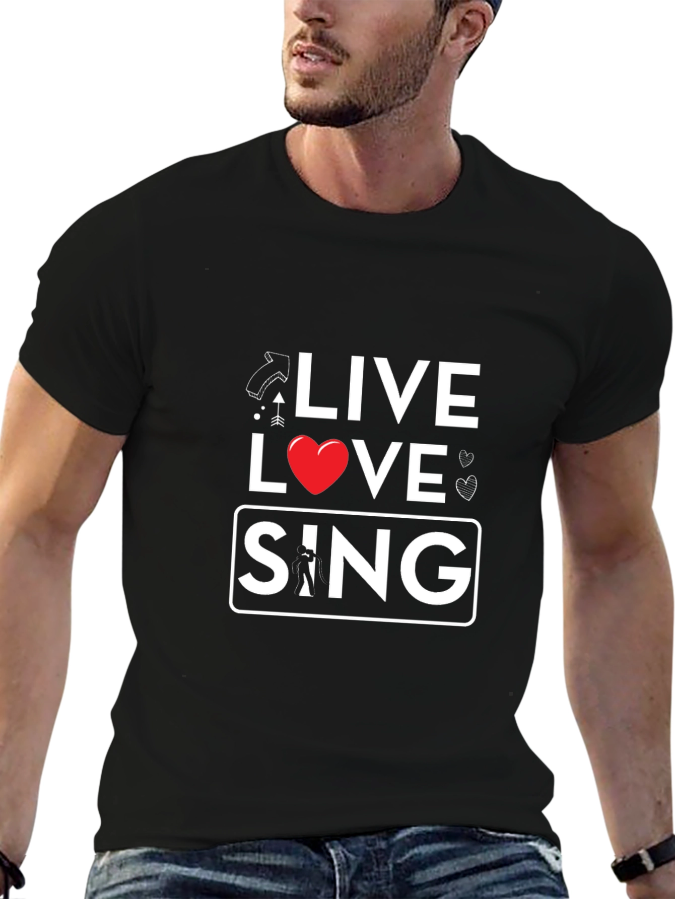 Live Love Sing Graphic T-Shirt