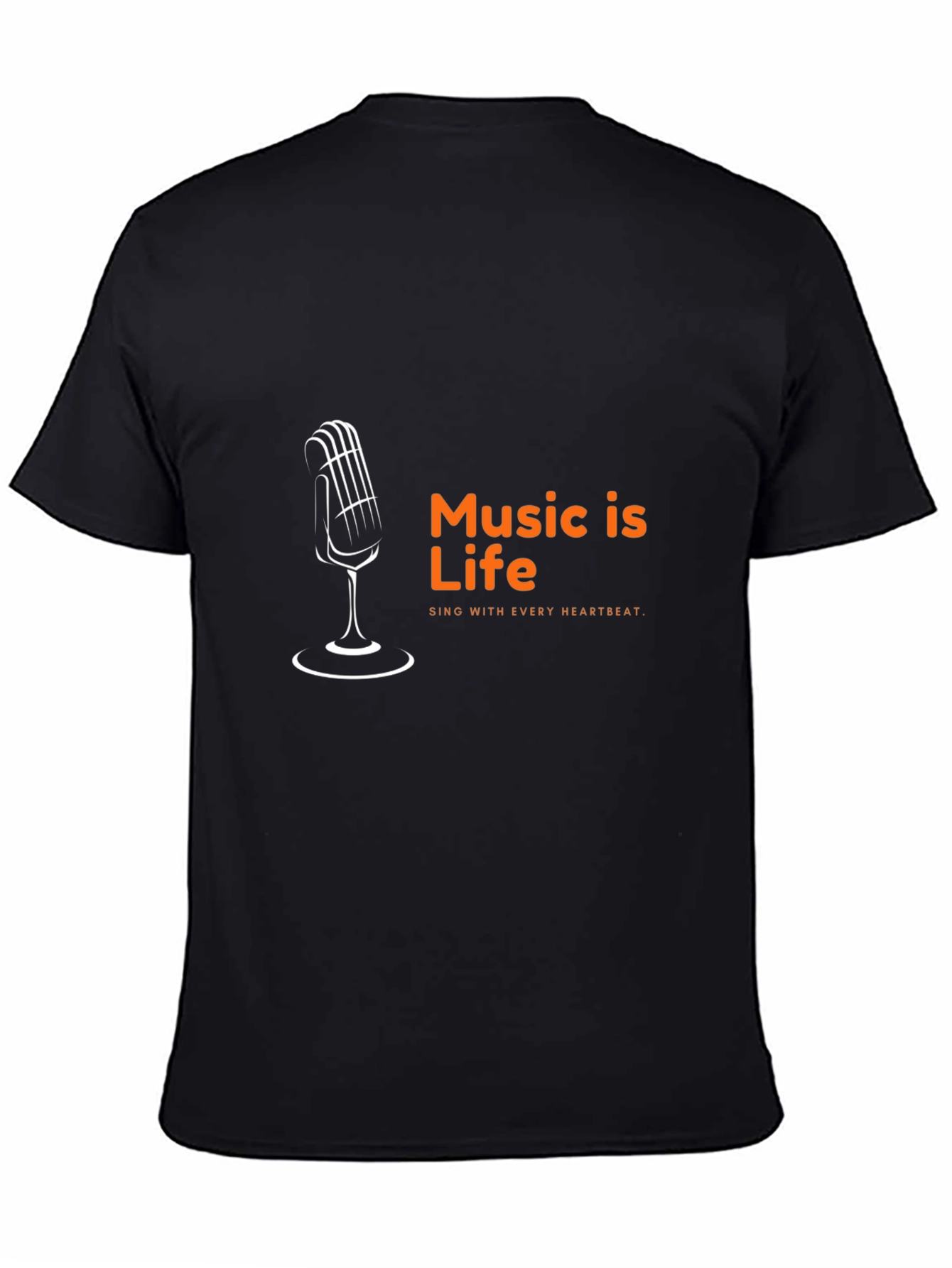 Music is Life T-Shirt - Sing with Every Heartbeat