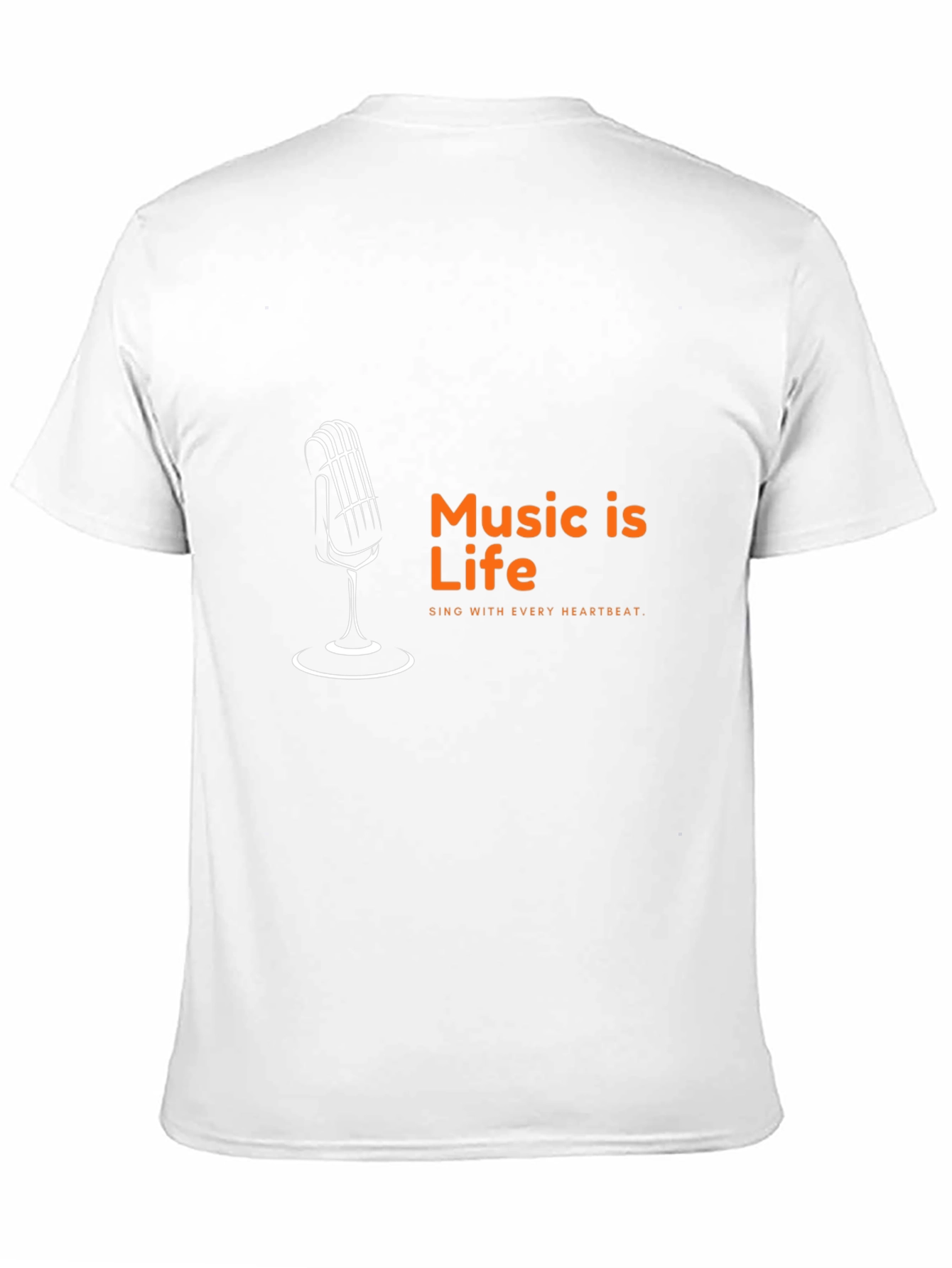Music is Life T-Shirt - Sing with Every Heartbeat