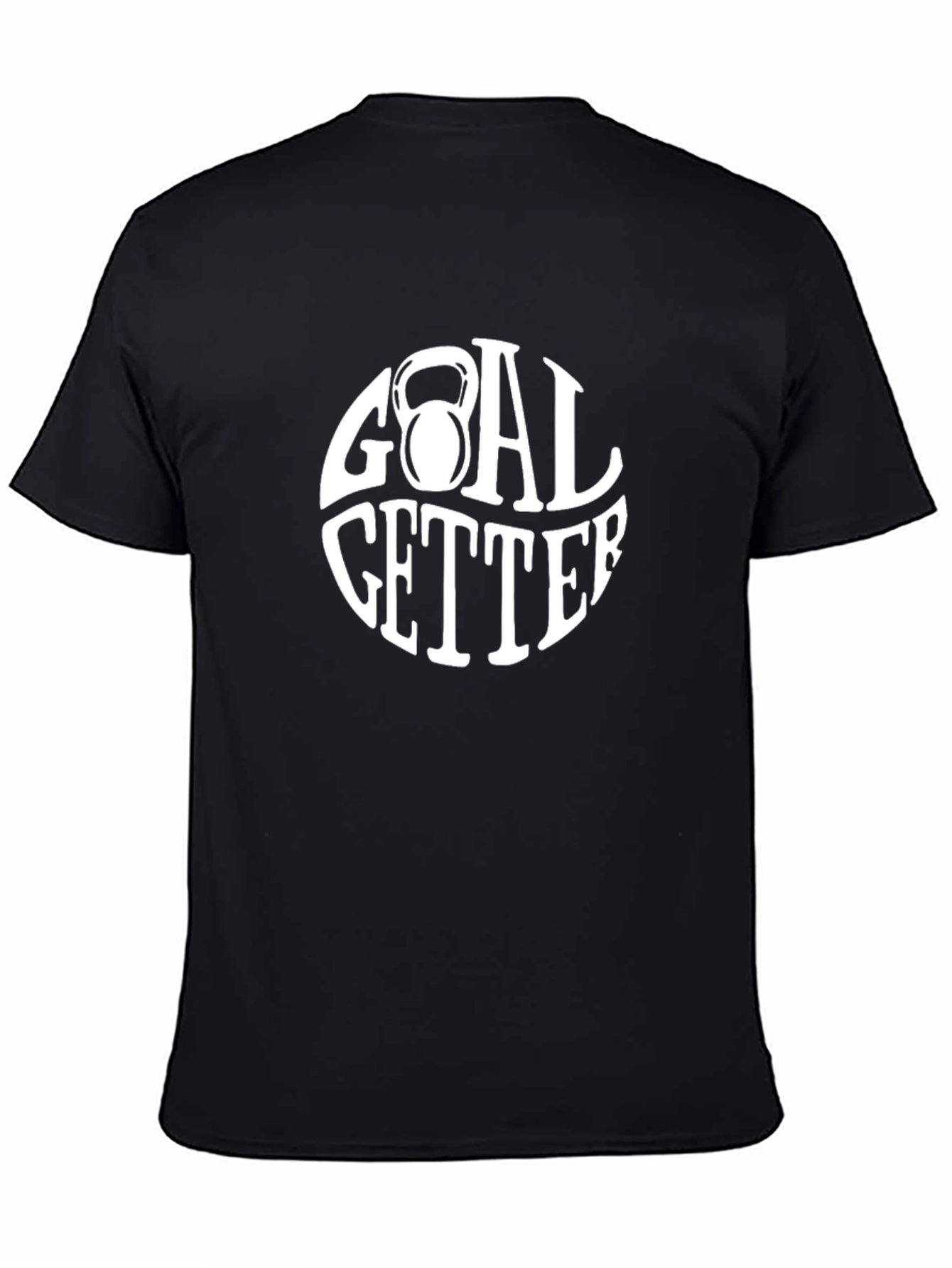 Goal Getter Kettlebell Black T-Shirt