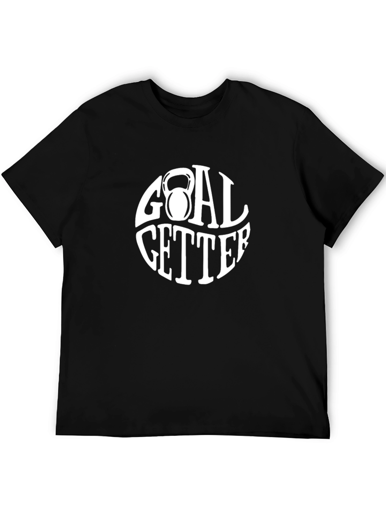 Goal Getter Kettlebell Black T-Shirt