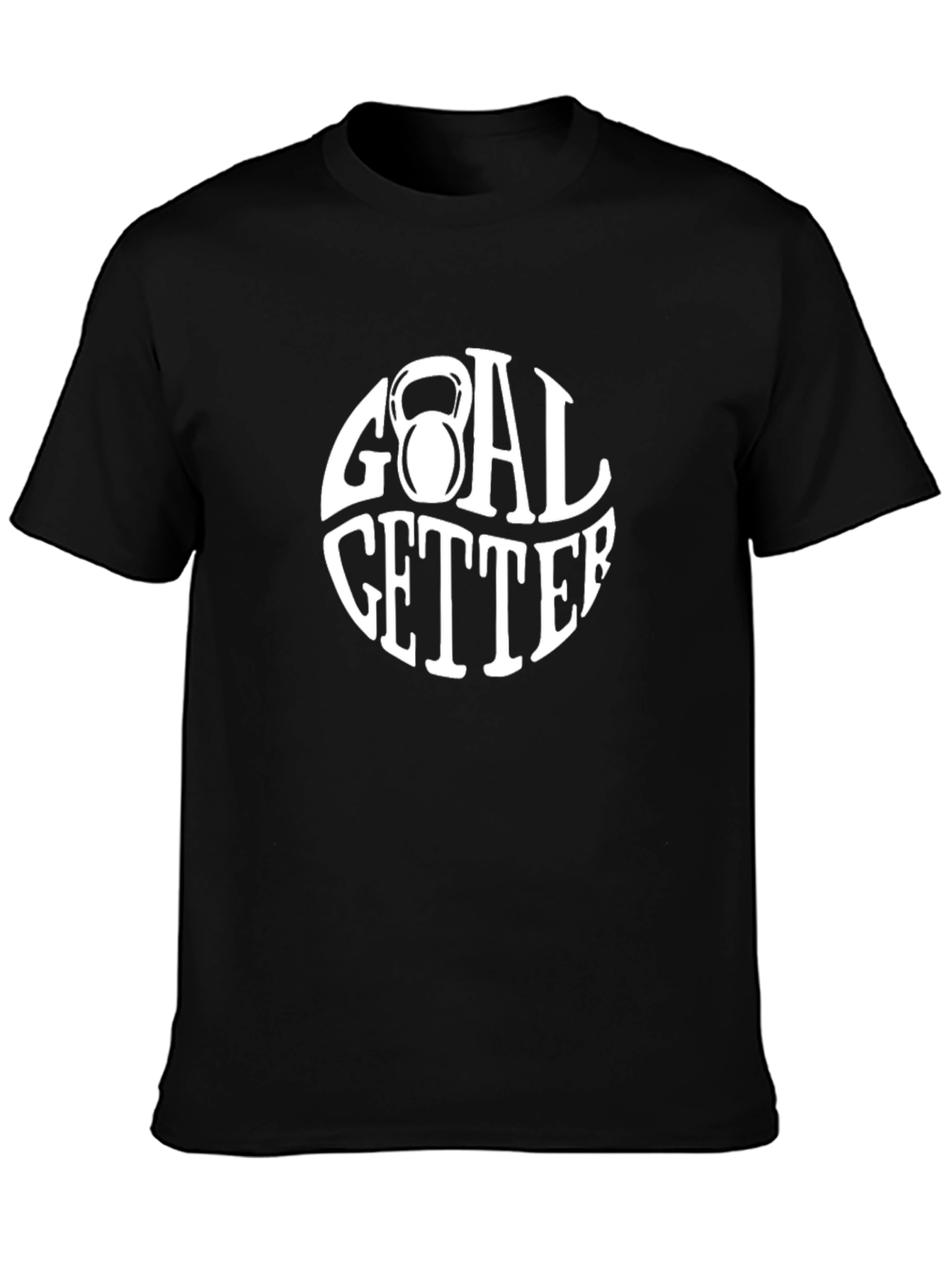 Goal Getter Kettlebell Black T-Shirt