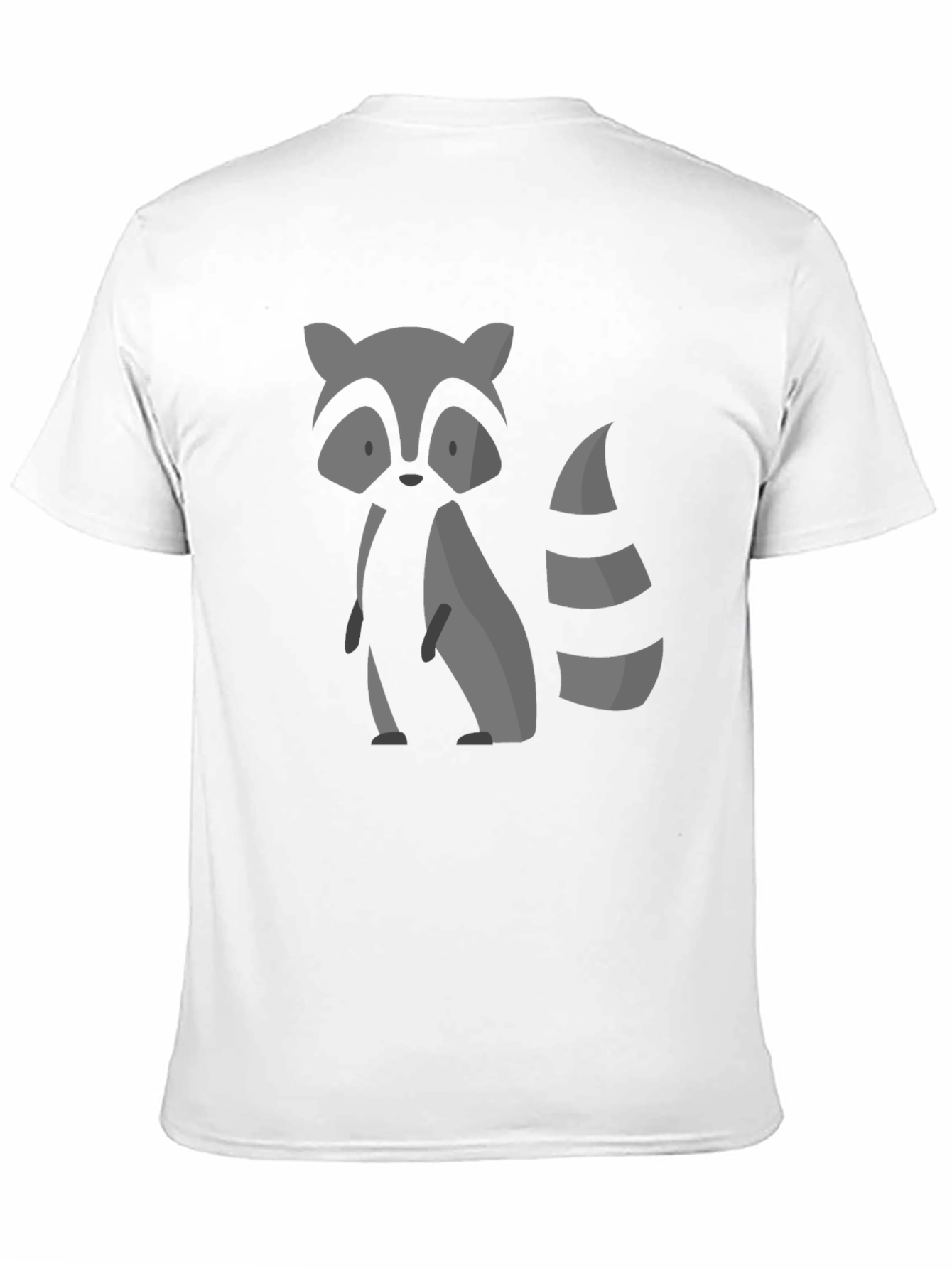 Raccoon Graphic Tee - Mens Black T-Shirt