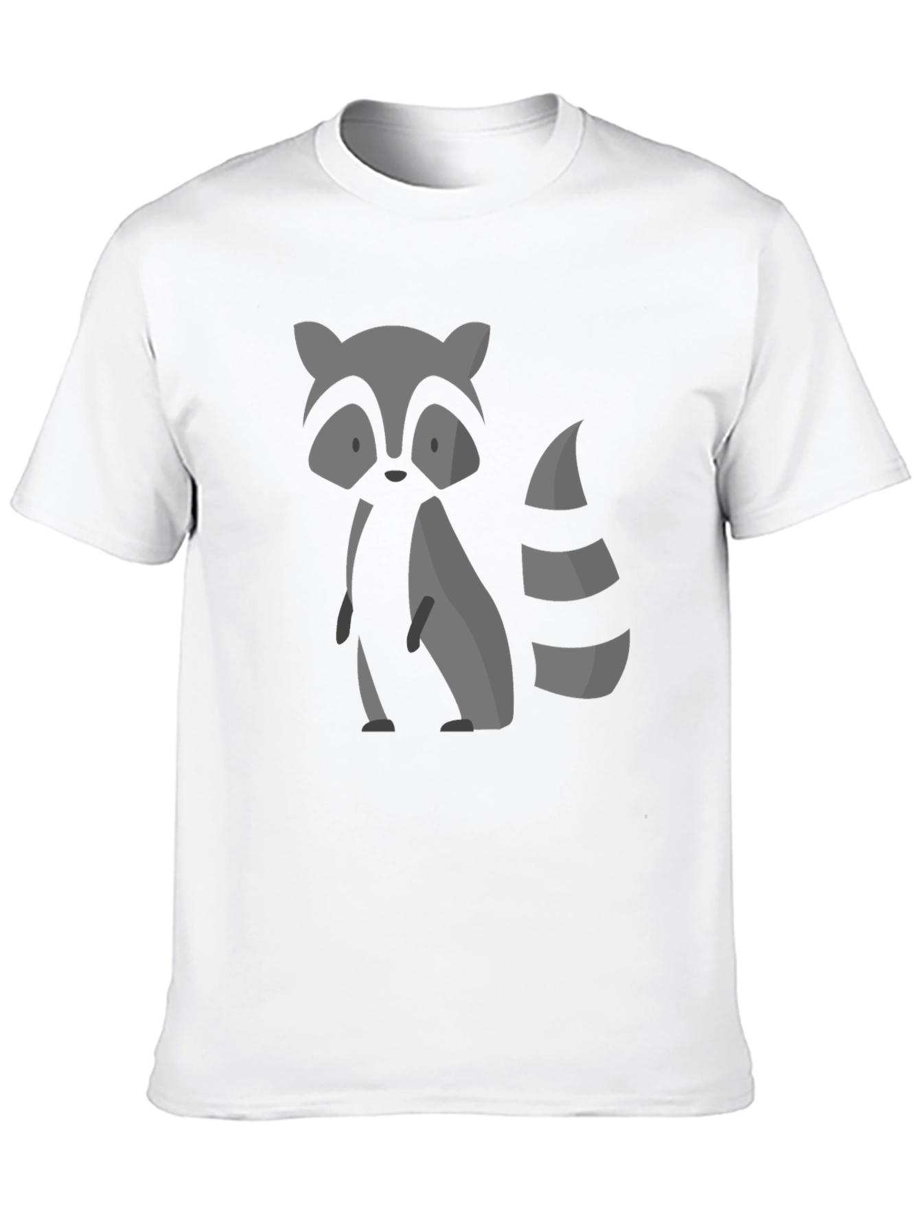Raccoon Graphic Tee - Mens Black T-Shirt