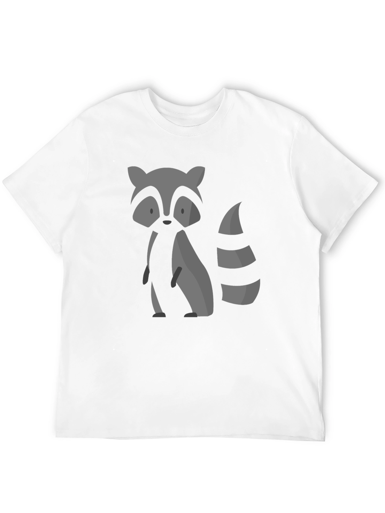 Raccoon Graphic Tee - Mens Black T-Shirt