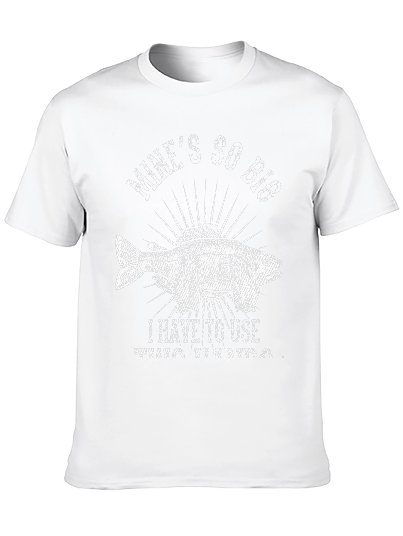 Mines So Big Funny Fishing T-Shirt
