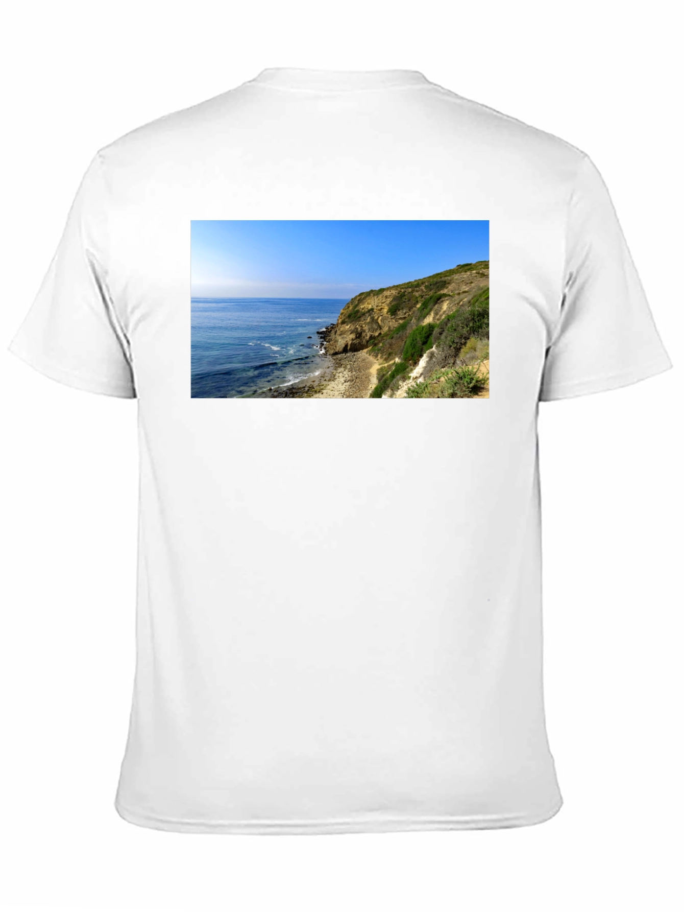 Coastal Cliff T-Shirt - Mens Black Tee