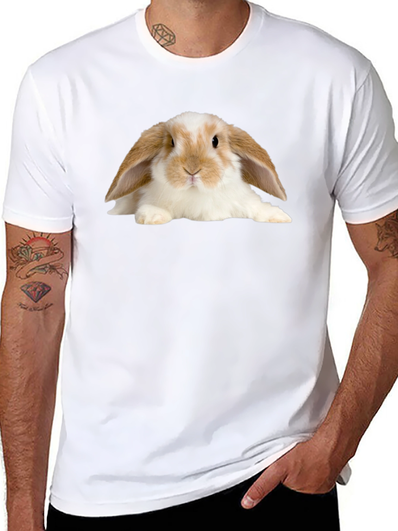 Bunny Graphic T-Shirt - Cute Rabbit Tee