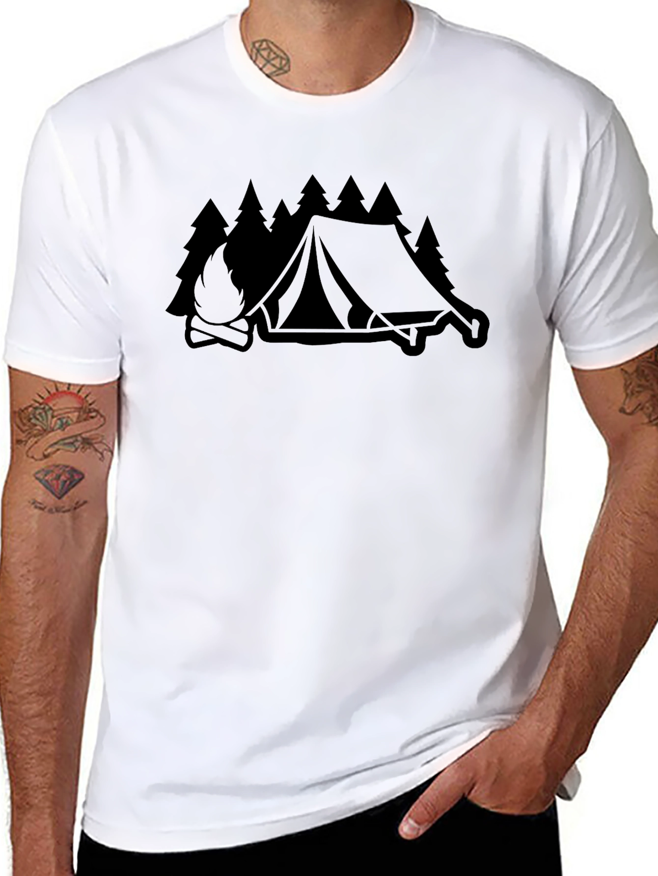 Camping Graphic Tee - Adventure Ready Shirt