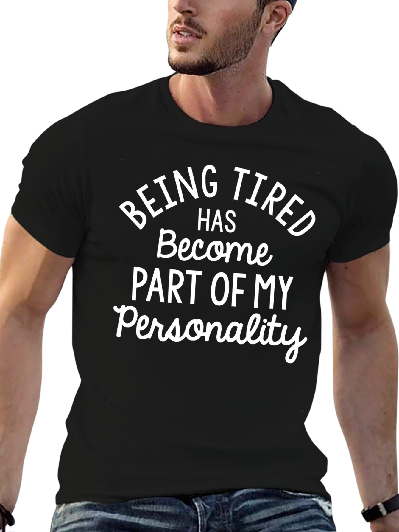 Being Tired Personality Graphic T-Shirt