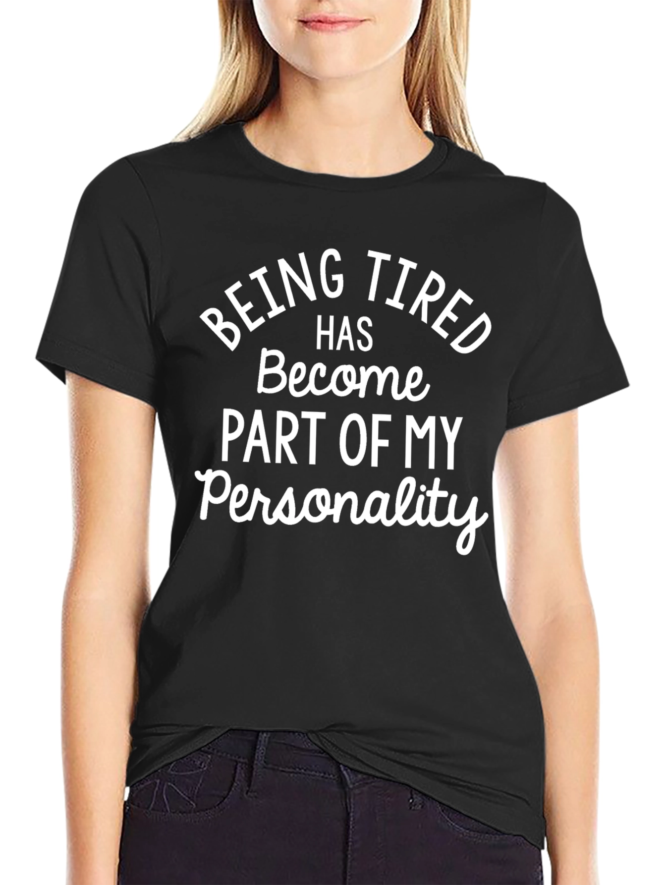 Being Tired Personality Graphic T-Shirt