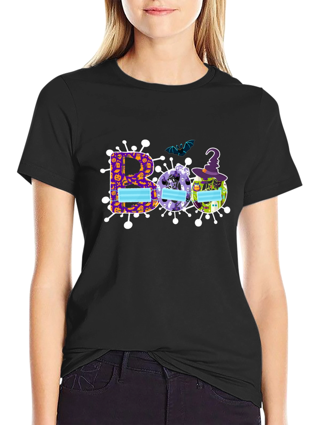 Halloween Boo Masked T-Shirt