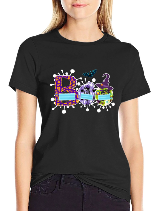 Halloween Boo Masked T-Shirt