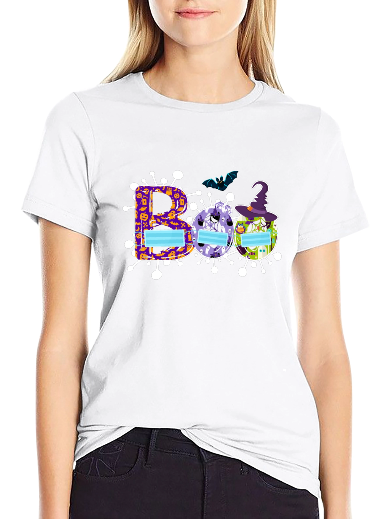 Halloween Boo Masked T-Shirt