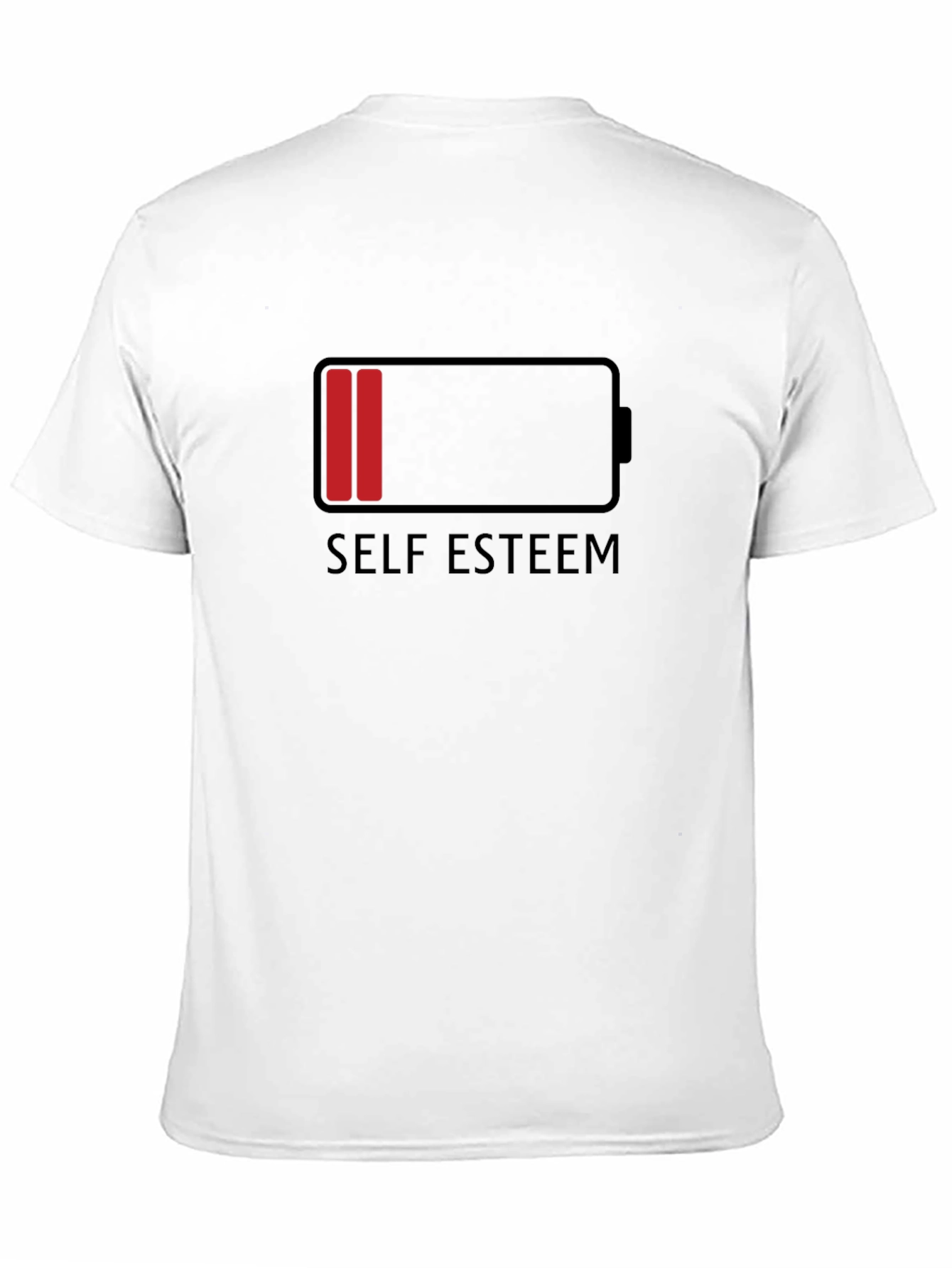 Low Self Esteem Graphic T-Shirt - Black