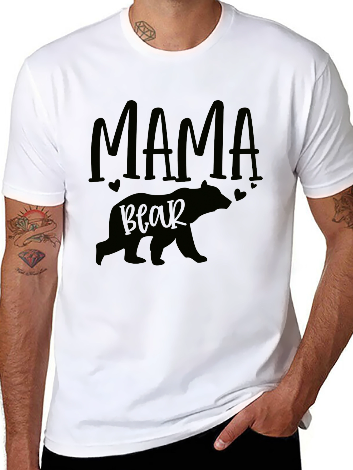 Mama Bear Graphic Tee - Stylish and Comfortable