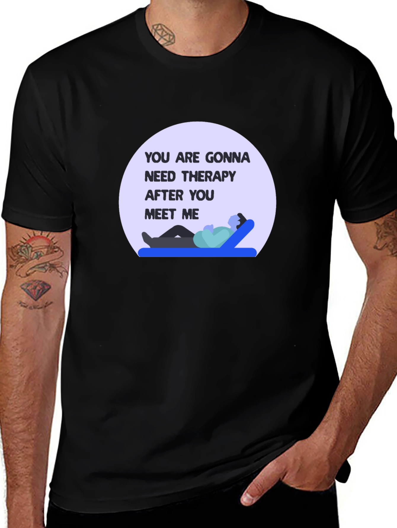 Therapy Humor Graphic Tee