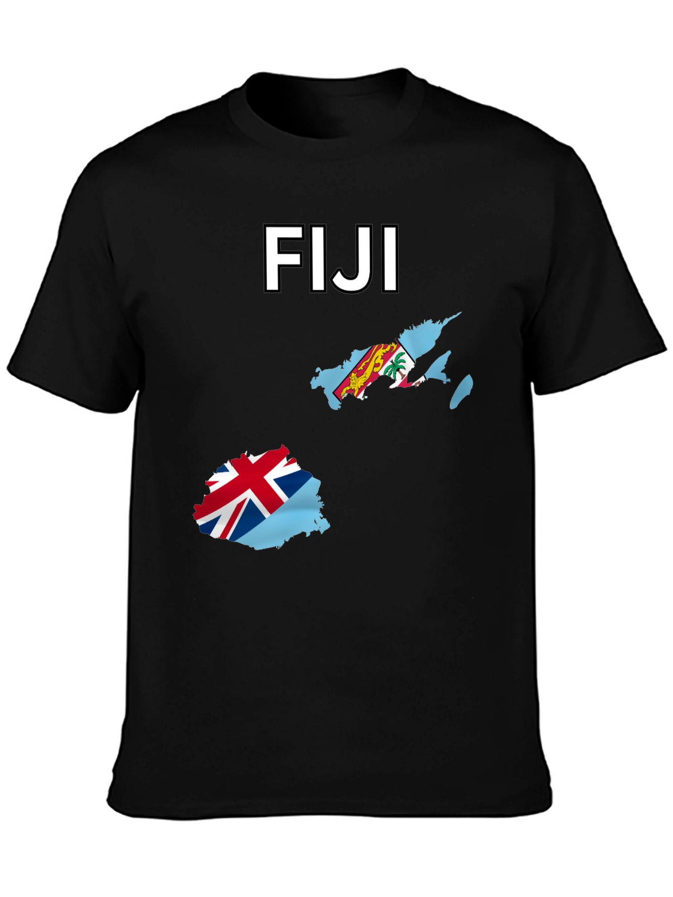 Fiji Map Flag T-Shirt - Country Pride Tee